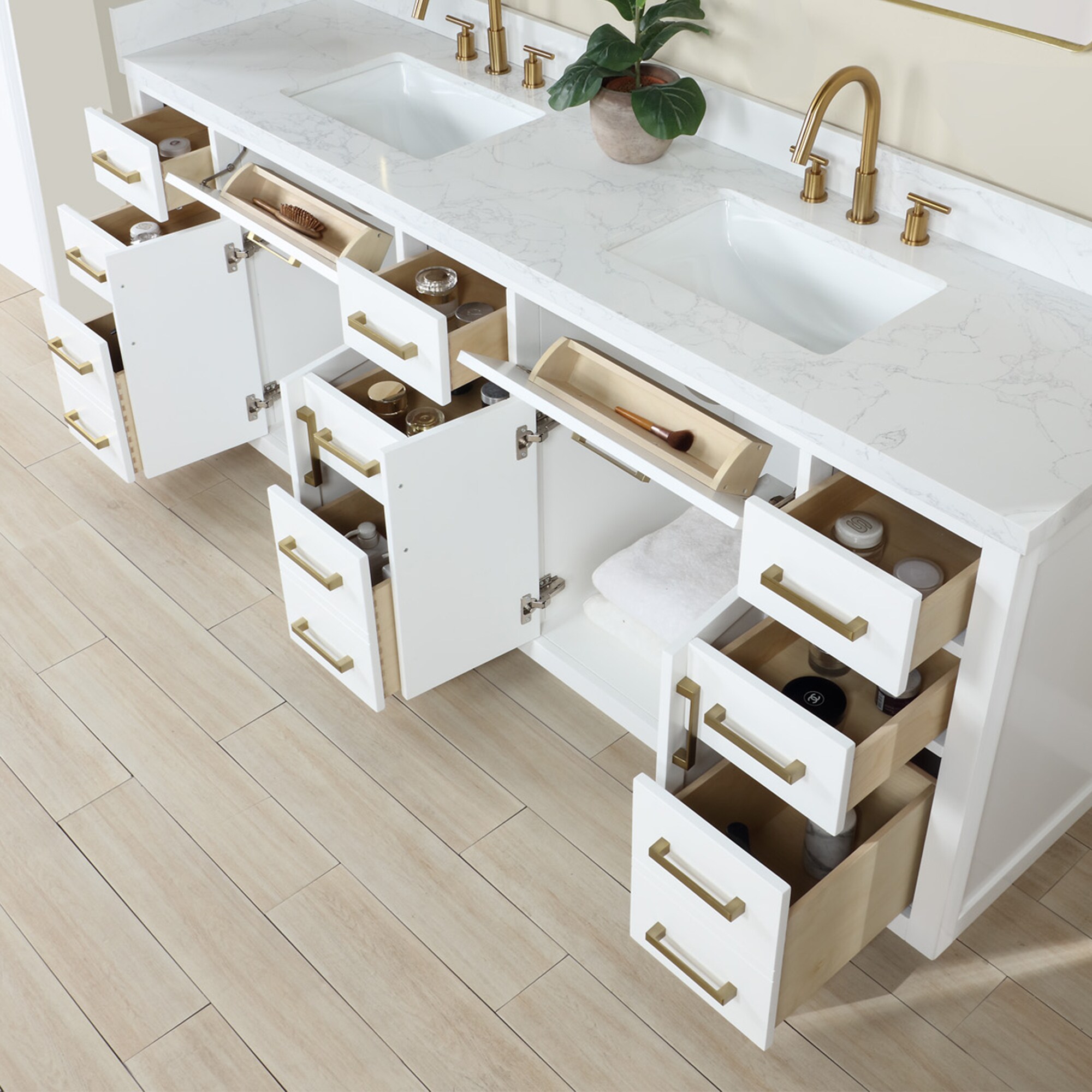 Altair 557084-WH-GW-NM Bath-Vanity-Combo - View #7