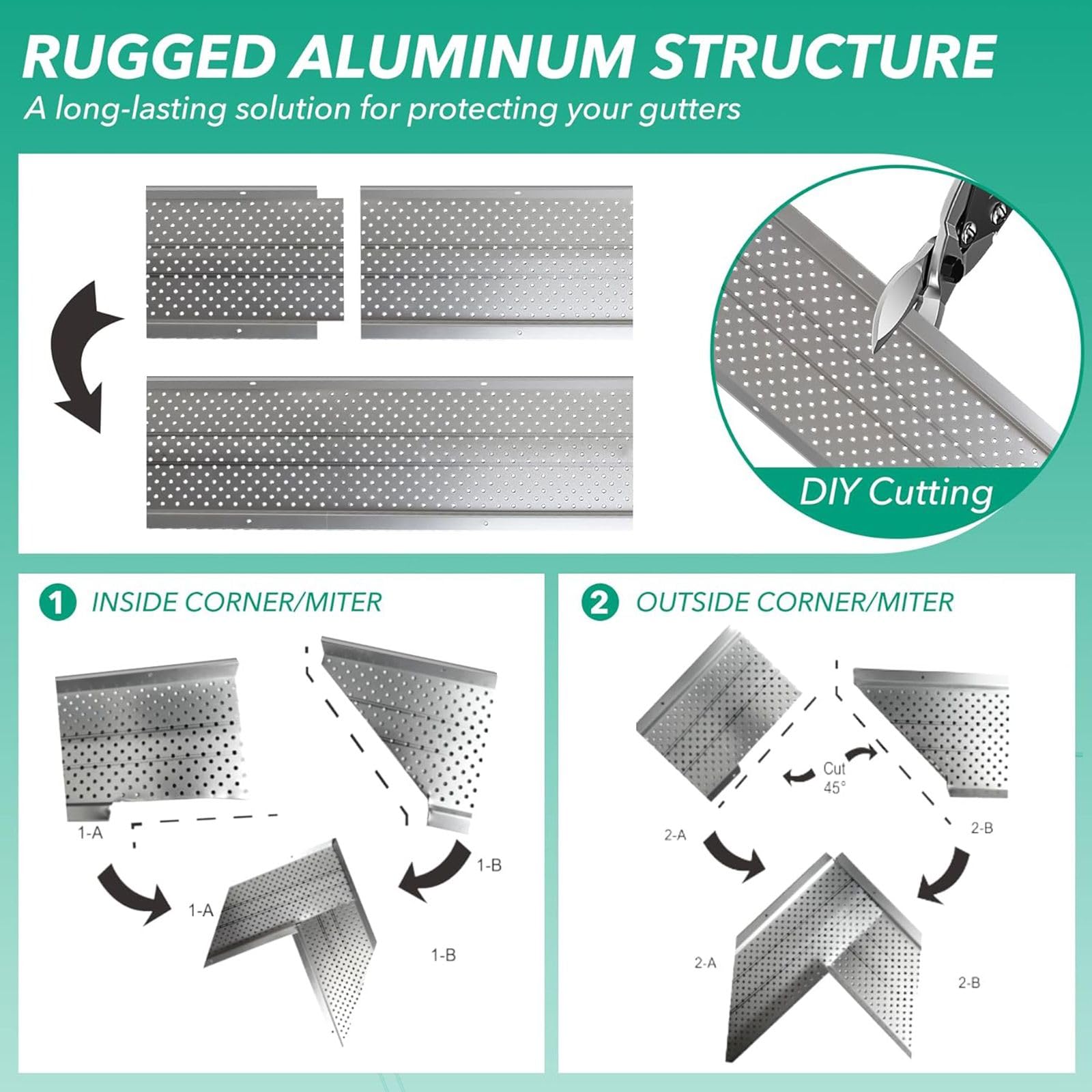 Phewnyzo LPW0728W406 Gutter-Hangers-Brackets - View #4
