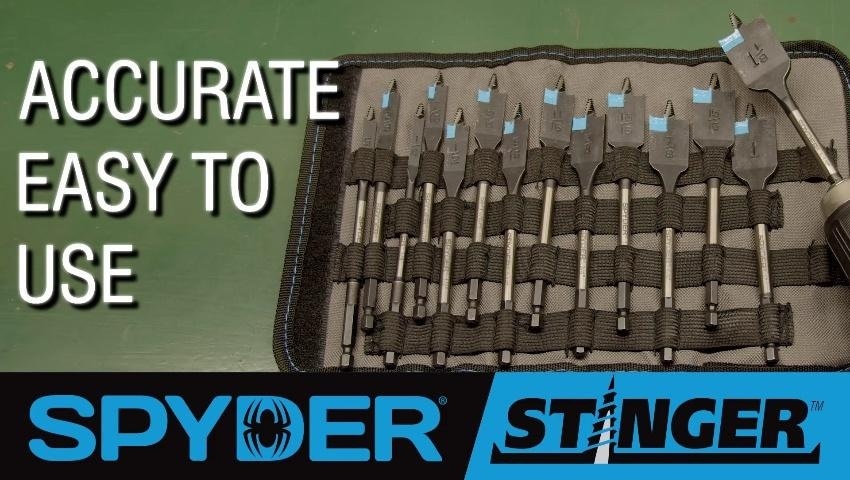 Spyder Stinger 14 -Piece Assorted x 6-in Woodboring Spade