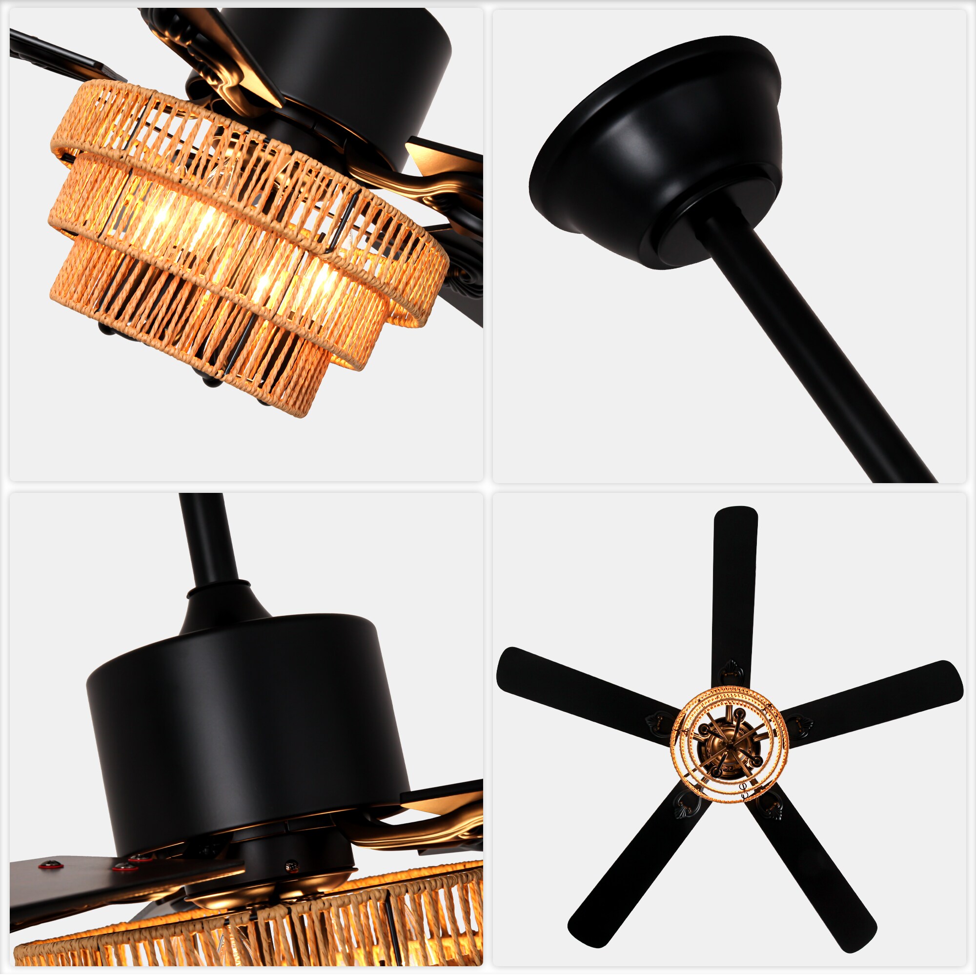 Oaks Decor DC5221OKEL Ceiling-Fans - View #12