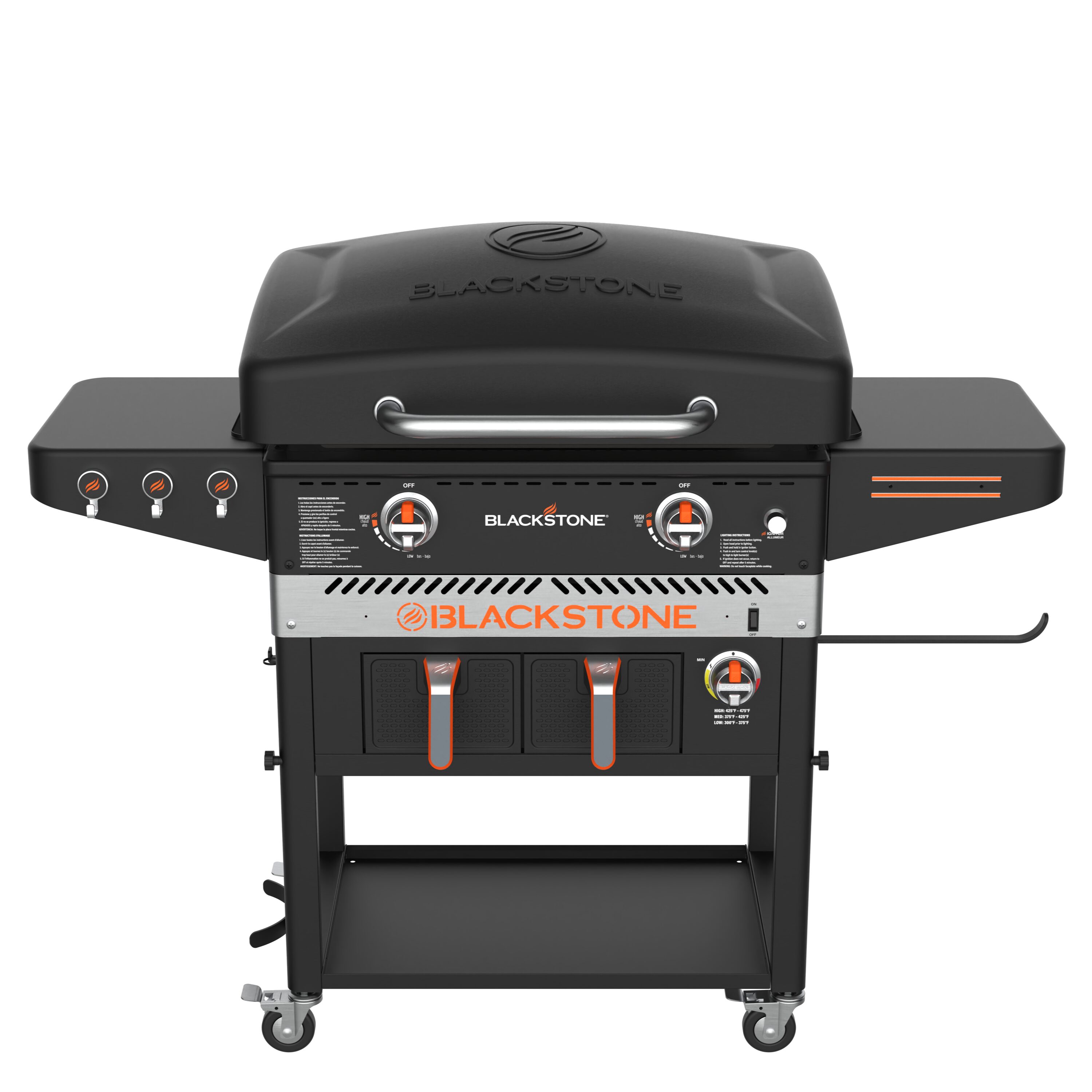 Blackstone 28″ Patio Griddle with Air Fryer 2-Burner Liquid Propane Flat Top Grill 1962 Sansujyuku sansujyuku.com