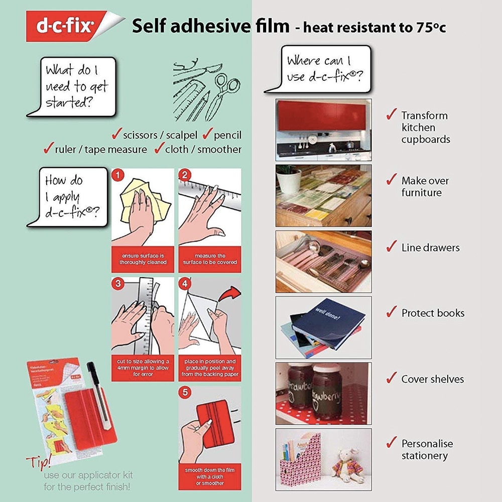 How to install d-c-fix® Self-Adhesive Wall Tiles