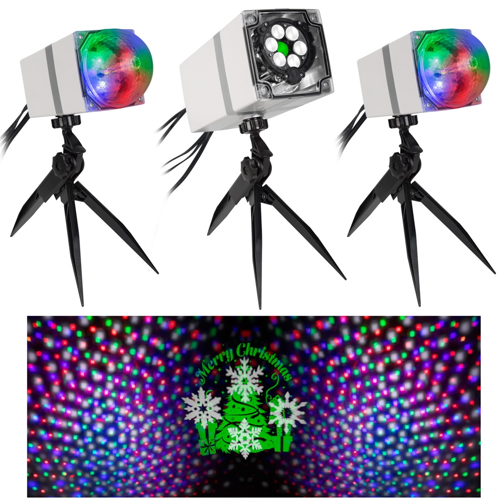 Gemmy LED Lightshow "25 Color Combo Kaleidoscope" Holiday Projection Spotlight 