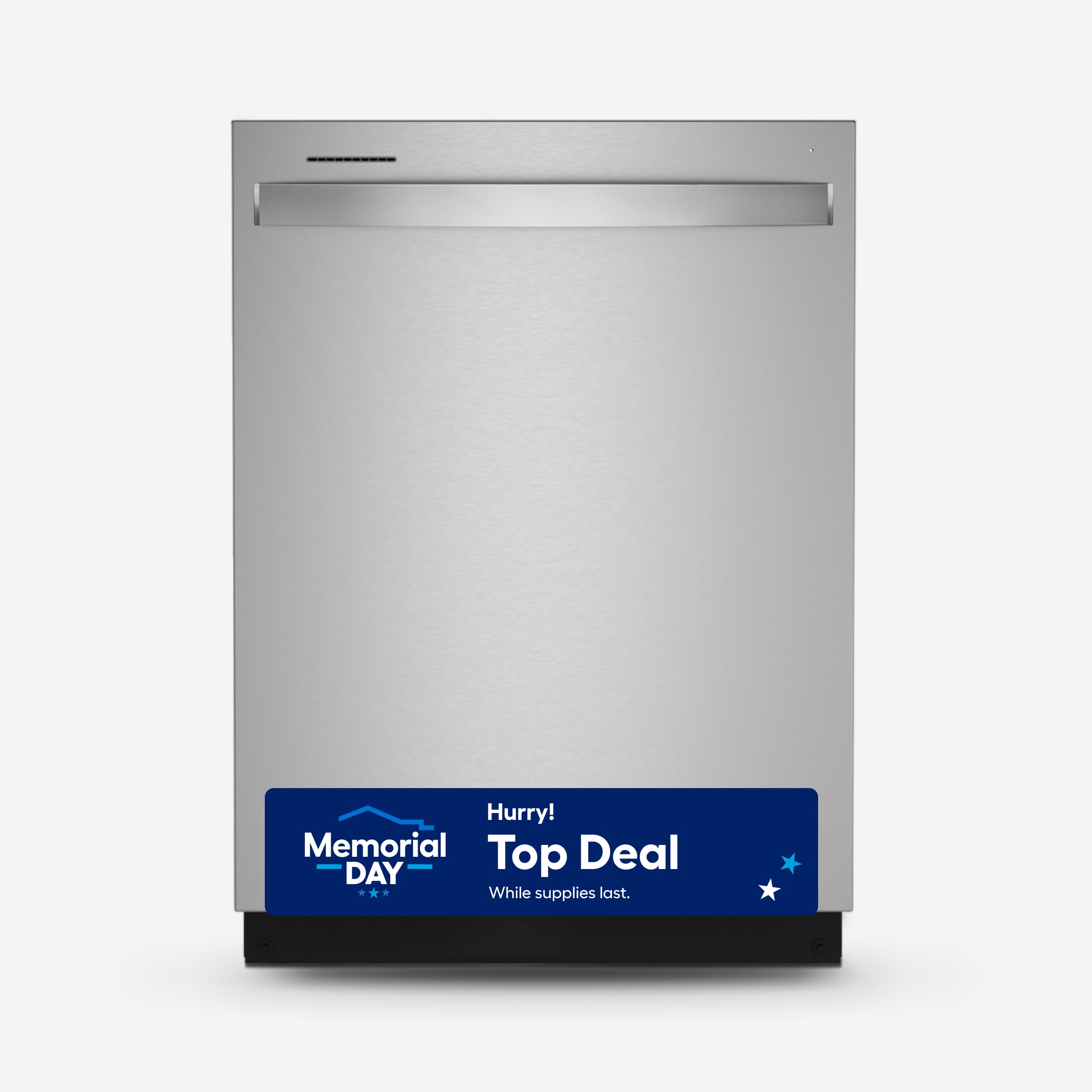 Whirlpool WDT750SAKZ Eco Series Large Capacity 24-in Top Control Built-in Dishwasher With Third Rack ( Fingerprint Resistant Stainless Steel ) , 47-Decibel Very Quiet Sound Level