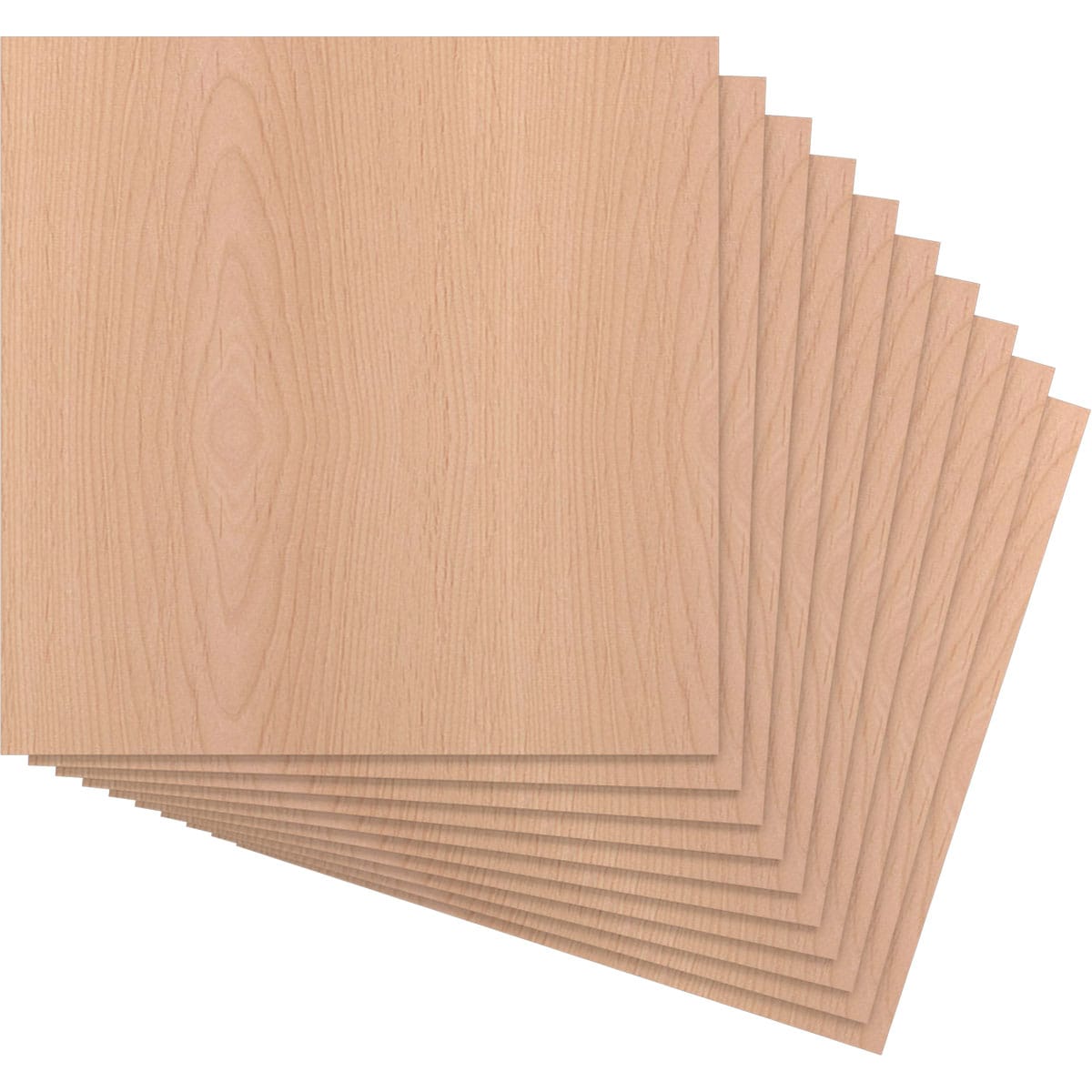 Ekena Millwork HBW24X24X250CAL 23-3/4-in x 23-3/4-in Smooth Paintable/Stainable Wood Wall Panel ( 10 -Pack, Covers 3.92-sq ft )