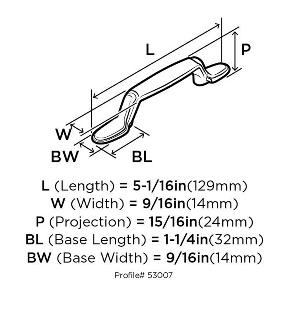 Amerock BP53007G10 Cabinet-Pulls - View #7