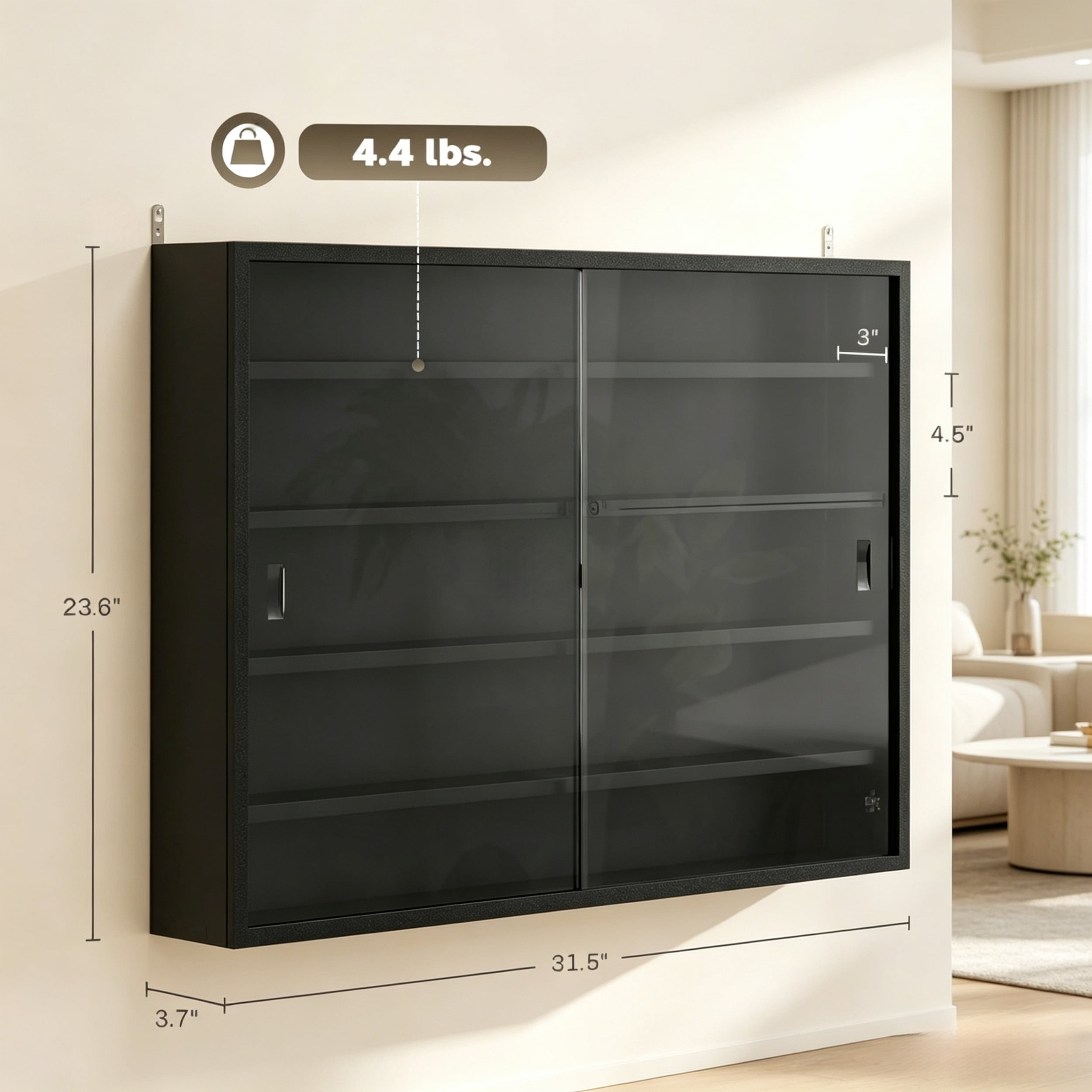 JUSHUA FL-1P573267 Wall-Mounted-Shelving - View #4