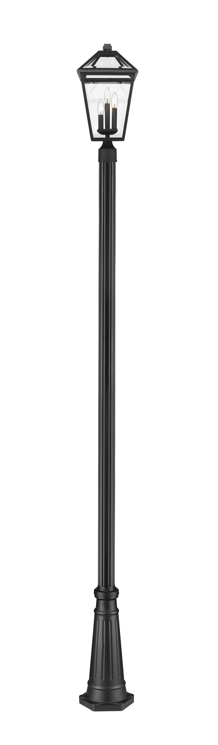 Z-Lite 579PHBR-519P-BK Post-Lights - View #2