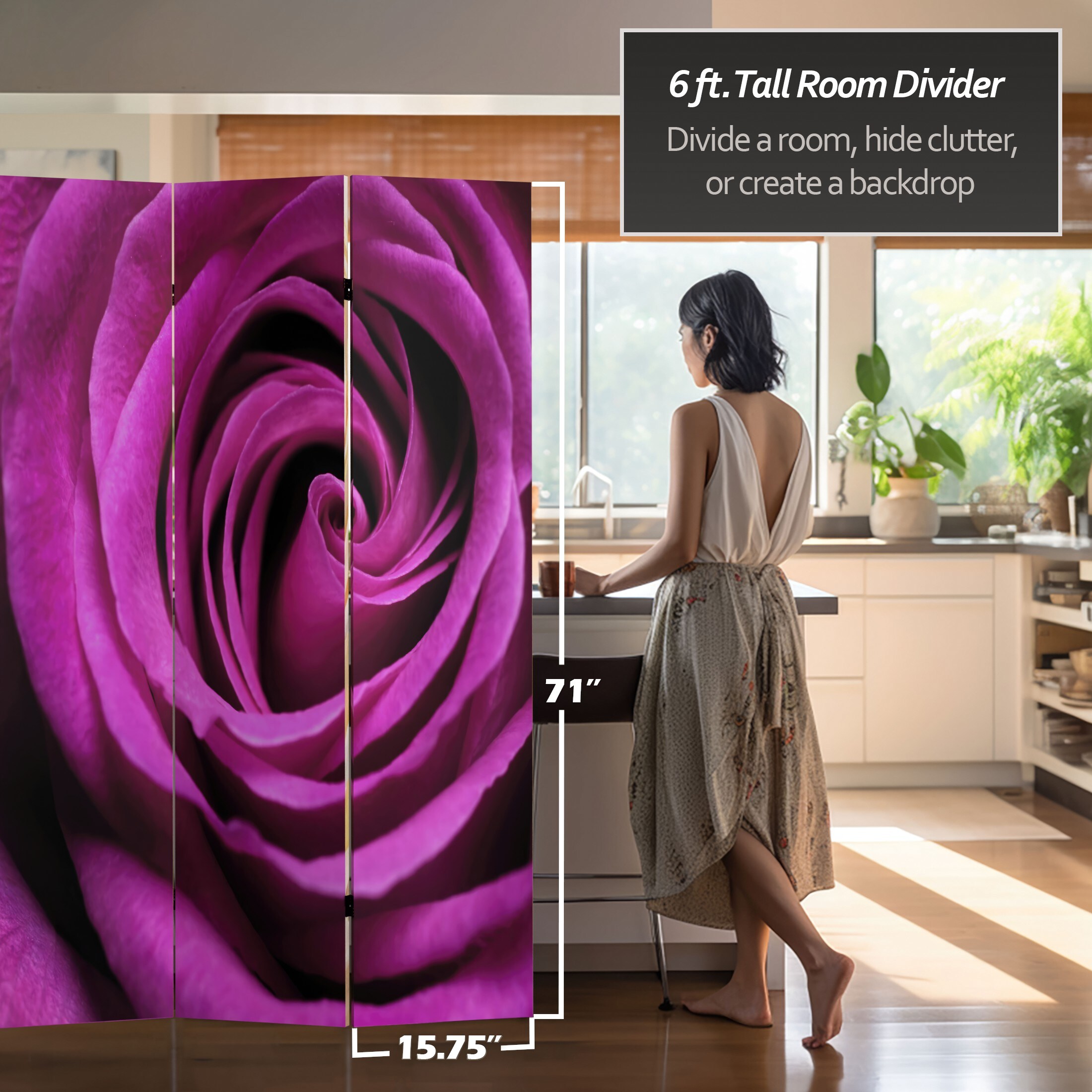 Red Lantern CAN-ROSE2 Indoor-Privacy-Screens - View #4