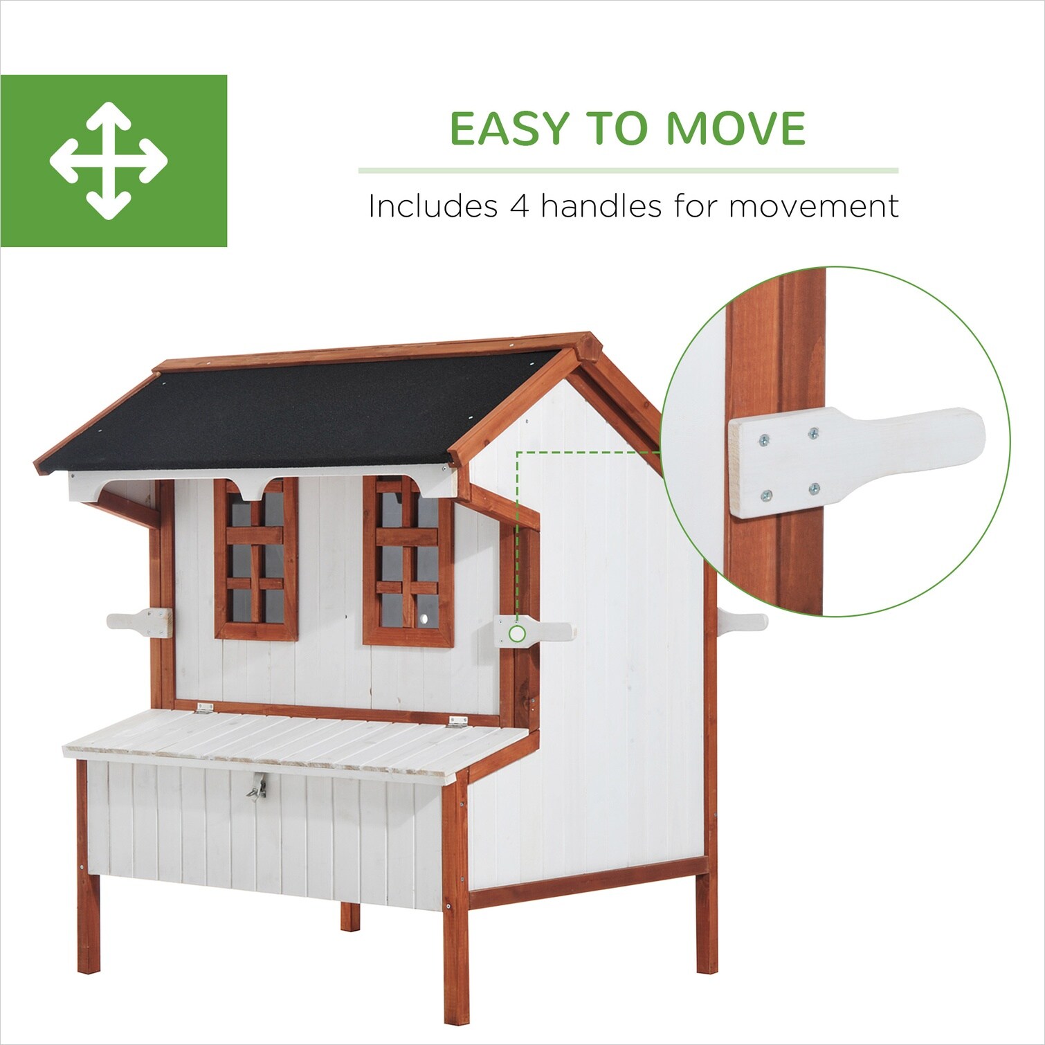Watnature MVFSTPUW078A Chicken-Coops-Rabbit-Hutches - View #2