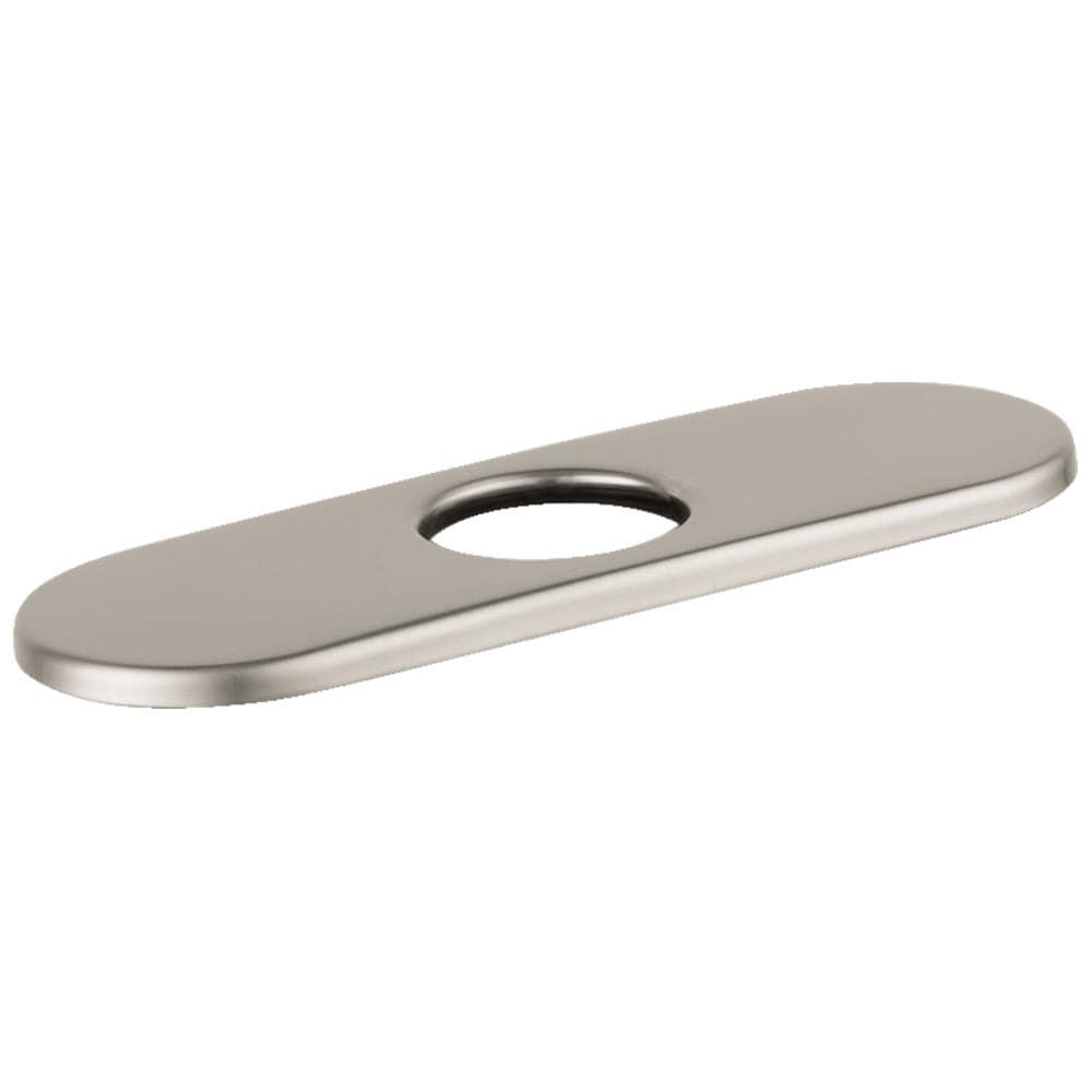 Hansgrohe 06490820 Brushed Nickel 6-Inches Universal Lavatory Escutcheon 1.375-Inches -ID