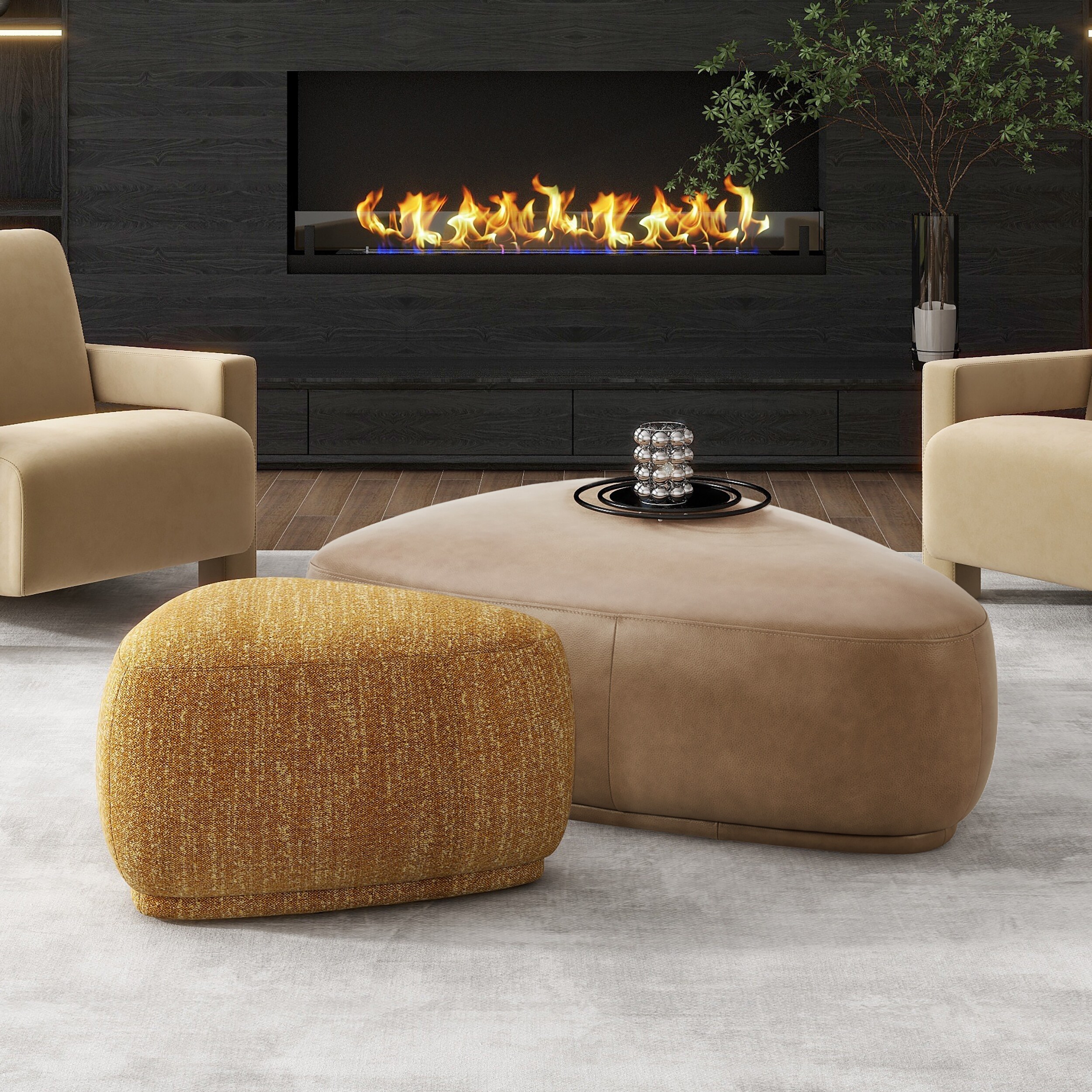 Jennifer Taylor Home LKYS-84530 Indoor-Ottomans - View #7