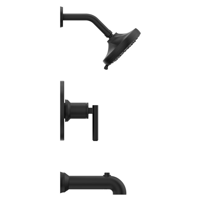 Pfister Capistrano Spot Defense Matte Black 1 handle Multi function pfister-capistrano-spot-defense-matte-black-1-handle-multi-function