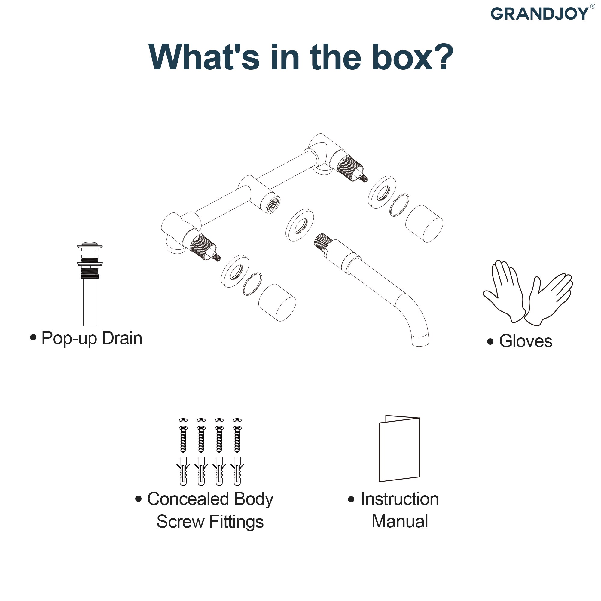 GRANDJOY SGF11GJ-50BG Lavatory-Faucets - View #10