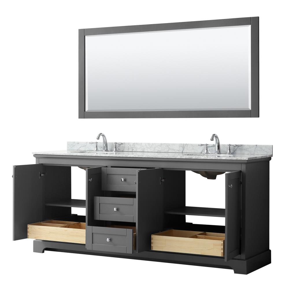 Wyndham Collection WCV232380DKGCMUNOM70 Bath-Vanity-Combo - View #2