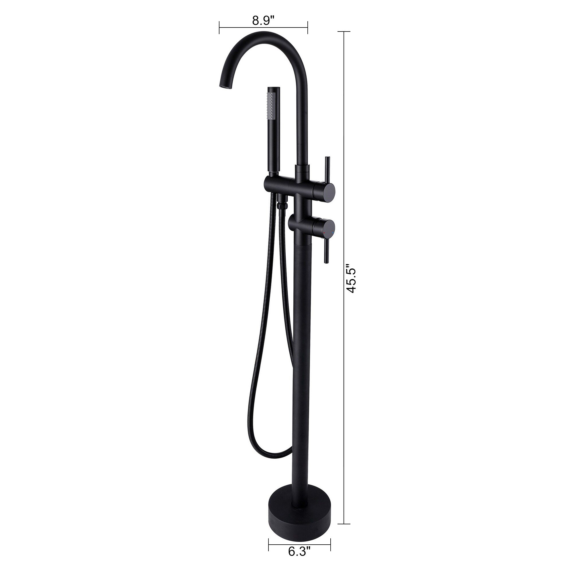 Parrot Uncle RBBF61001MB-EG Roman-Tub-Faucets - View #4