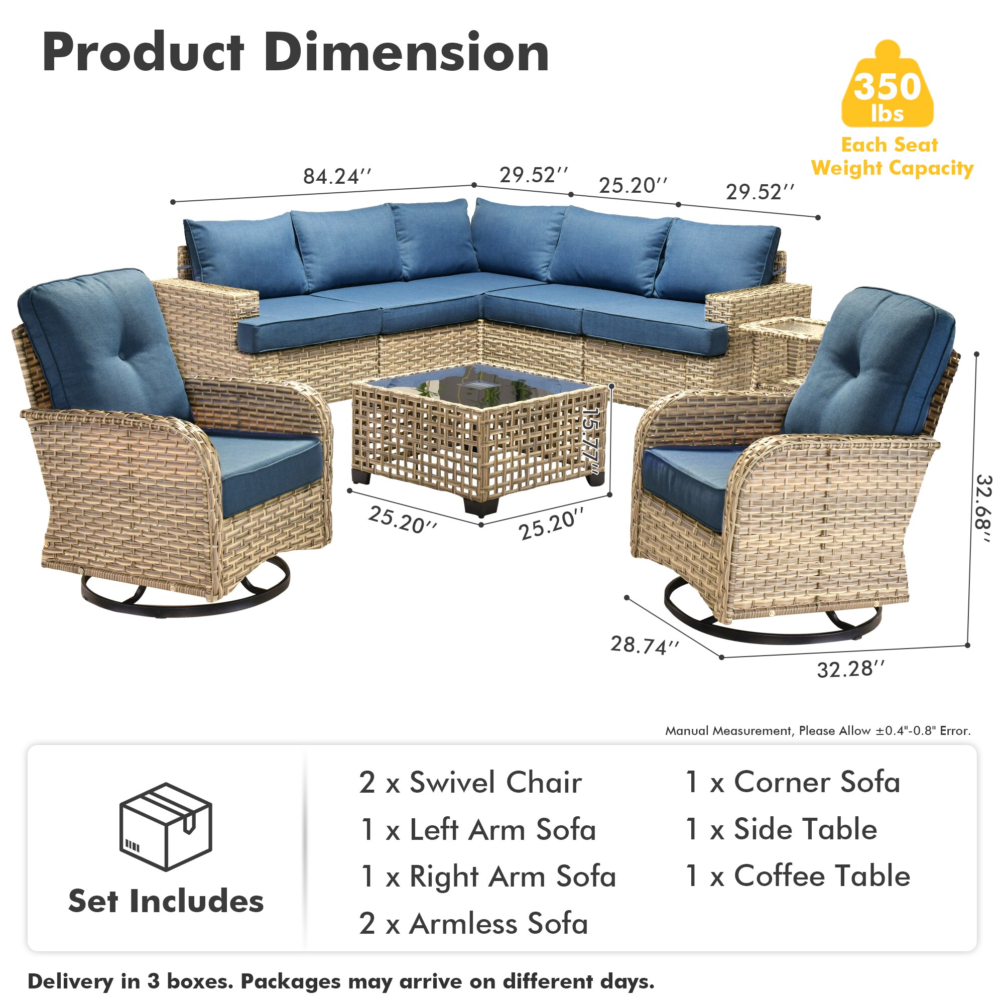 XIZZI XITBS507C4-VNCRC Patio-Sofas-Daybeds - View #8