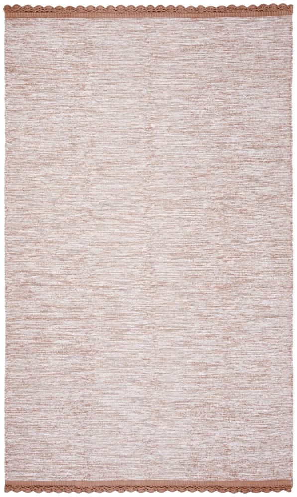 Safavieh MTK615F-5 Montauk Alburg 5 x 8 (ft) Cotton Brown Rectangular Indoor Coastal Area rug