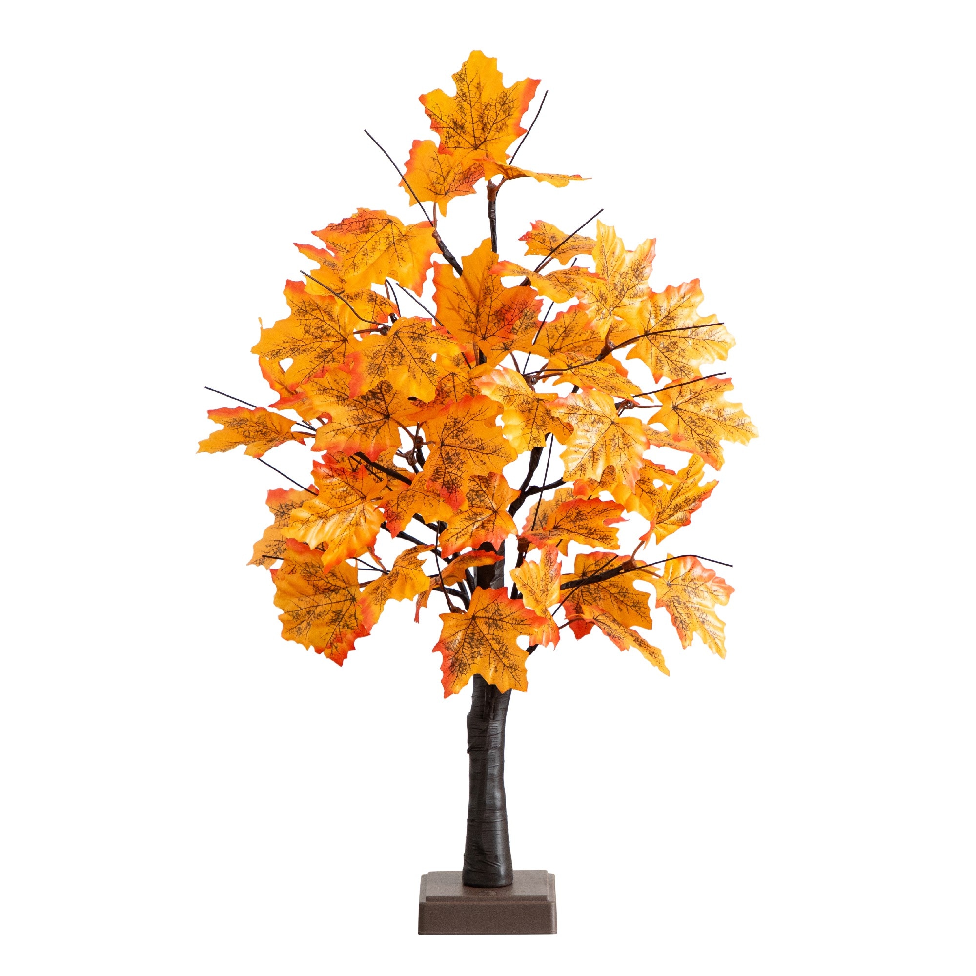 Nearly Natural 24-in Lighted Harvest Artificial tree Tree