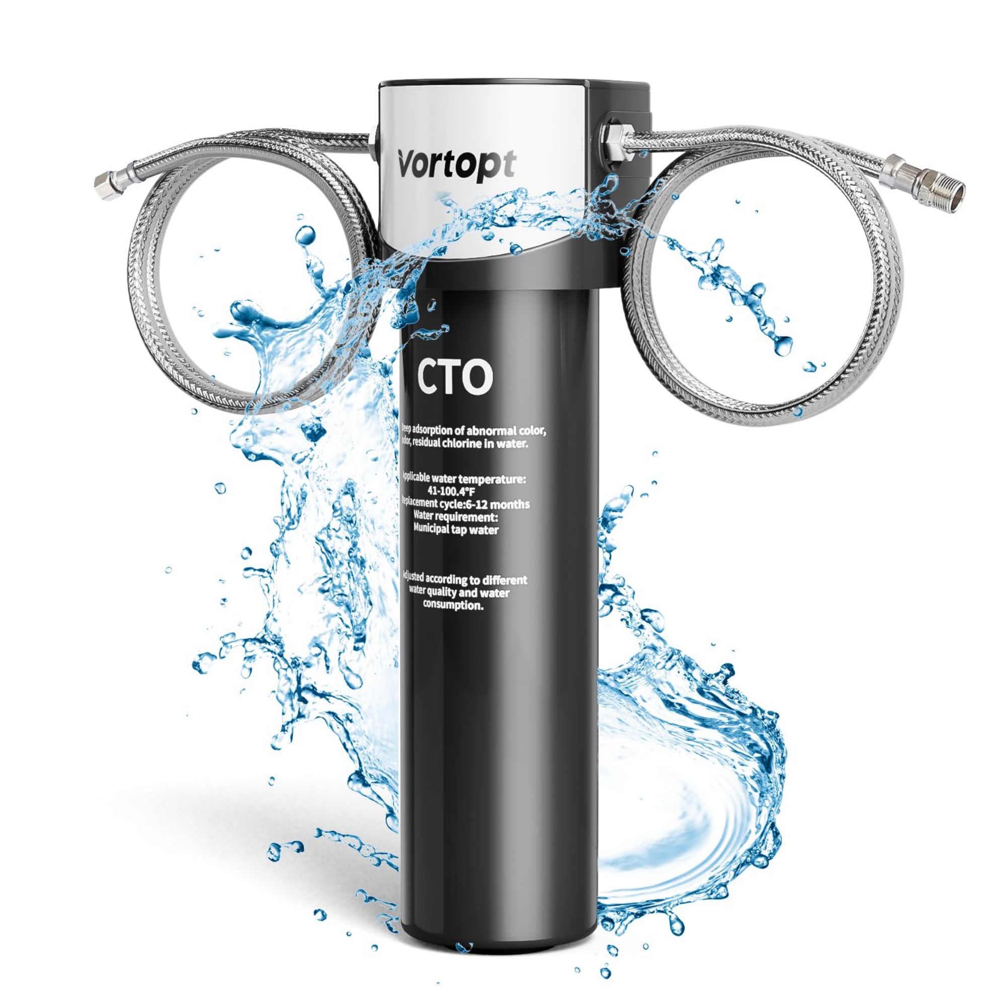 LTMATE LSJAWAQZ00067 Single-stage Composite/Activated Carbon Under Sink Water Filtration System