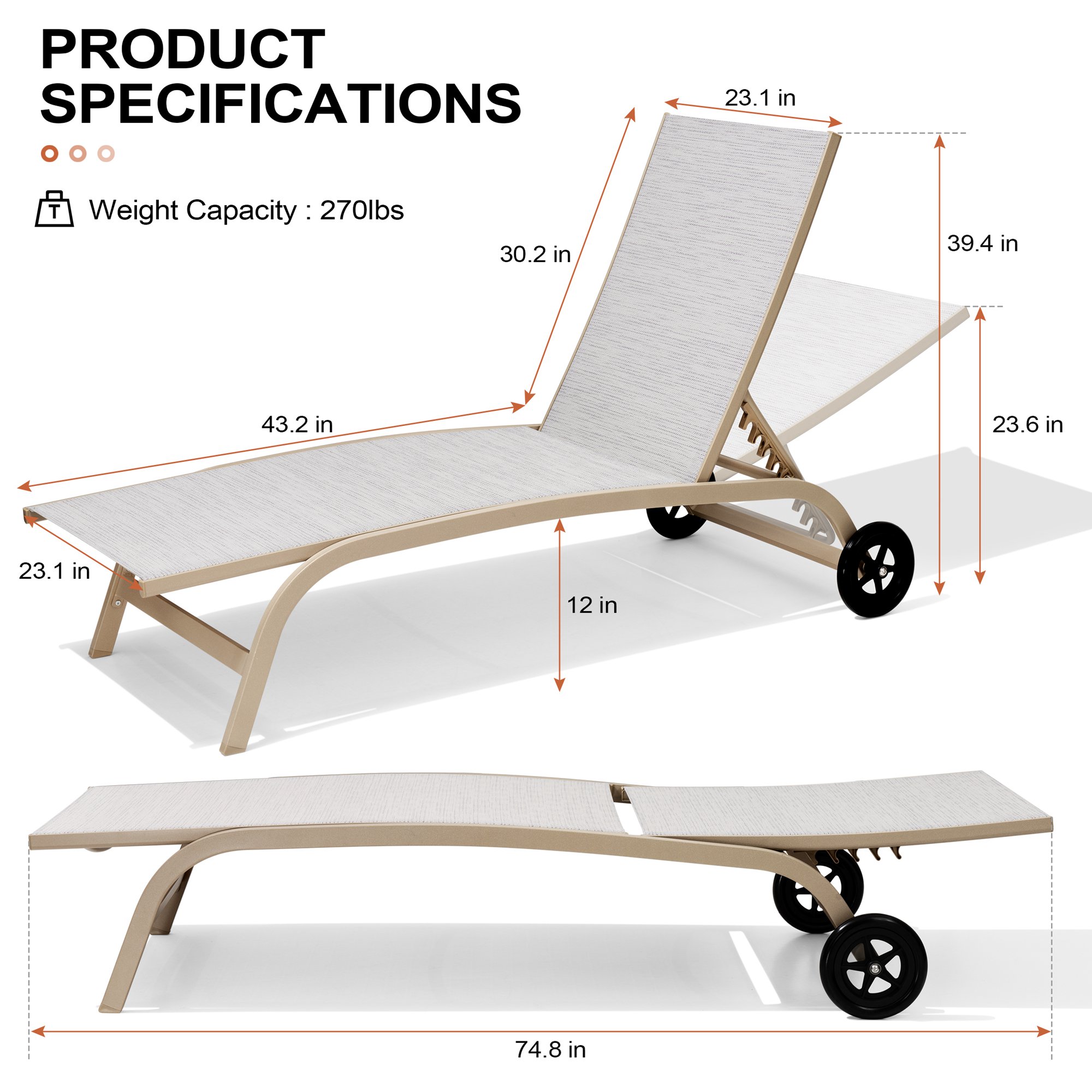 Crestlive Products CL-LG011WGB Patio-Chairs - View #3