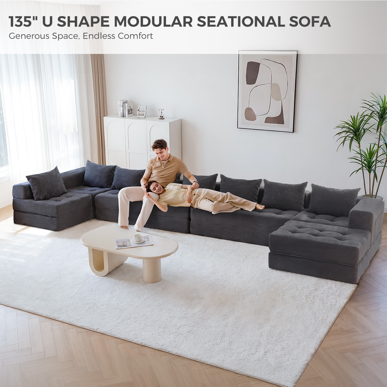 MAXYOYO ANT-B01-CUTIAO-GY-Q Bean-Bag-Chairs - View #7