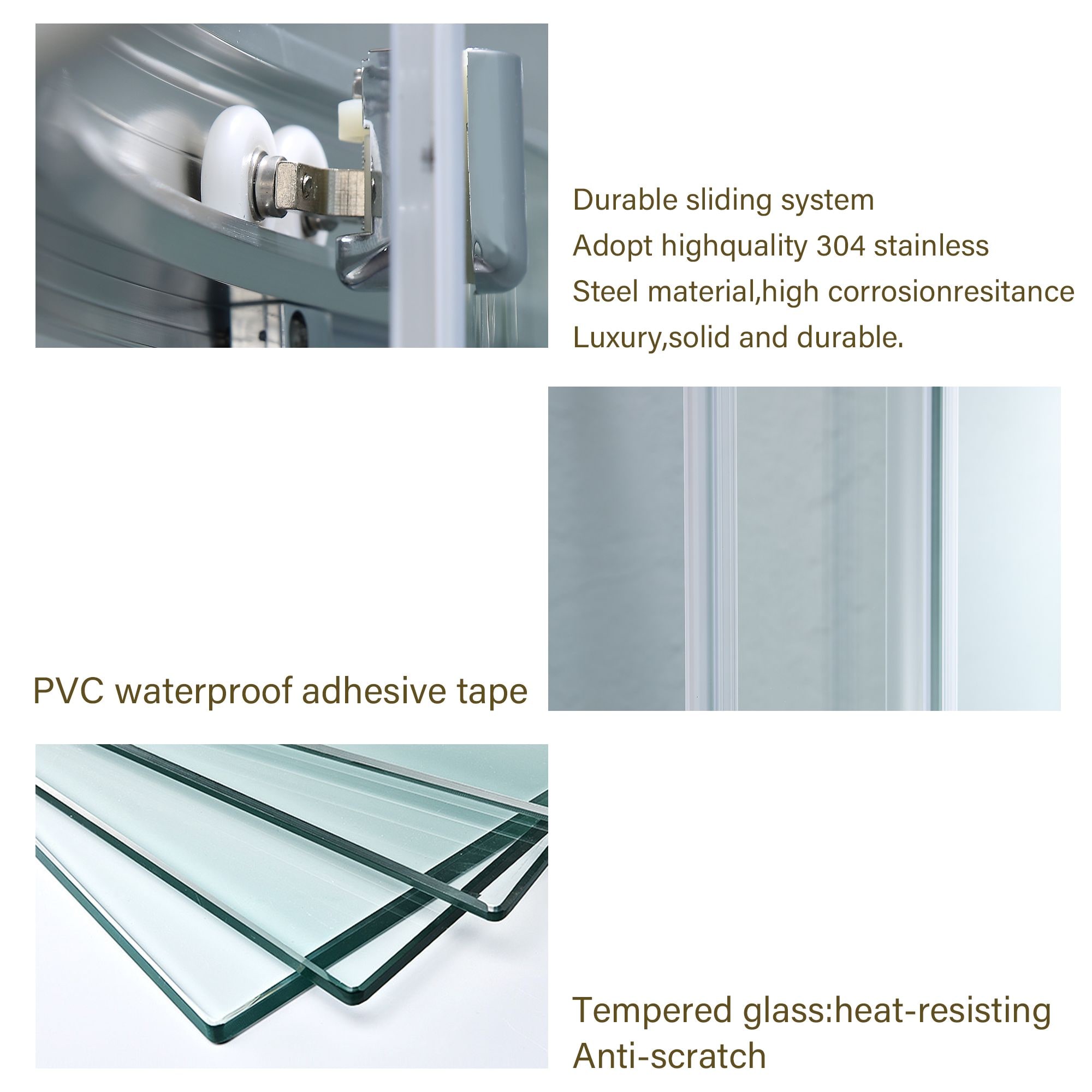 WELLFOR BTO BL-0313-OPT-LS Shower-Doors - View #5