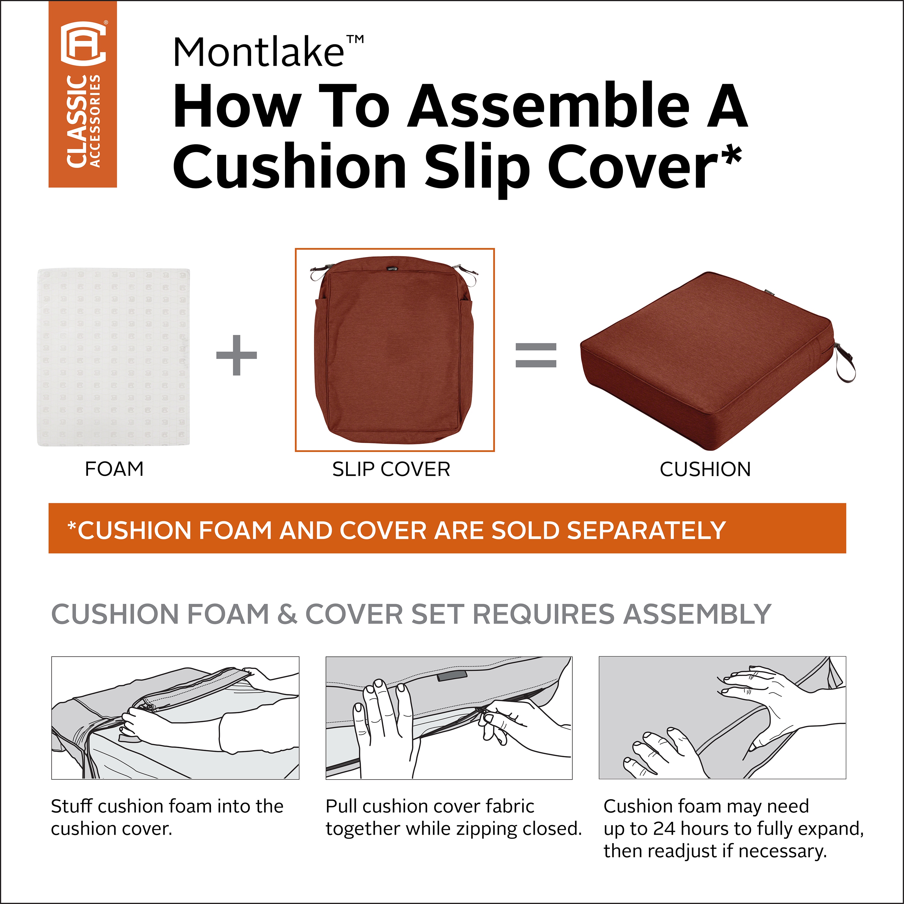 Classic Accessories 60-316-016601-RT Patio-Furniture-Cushions - View #9