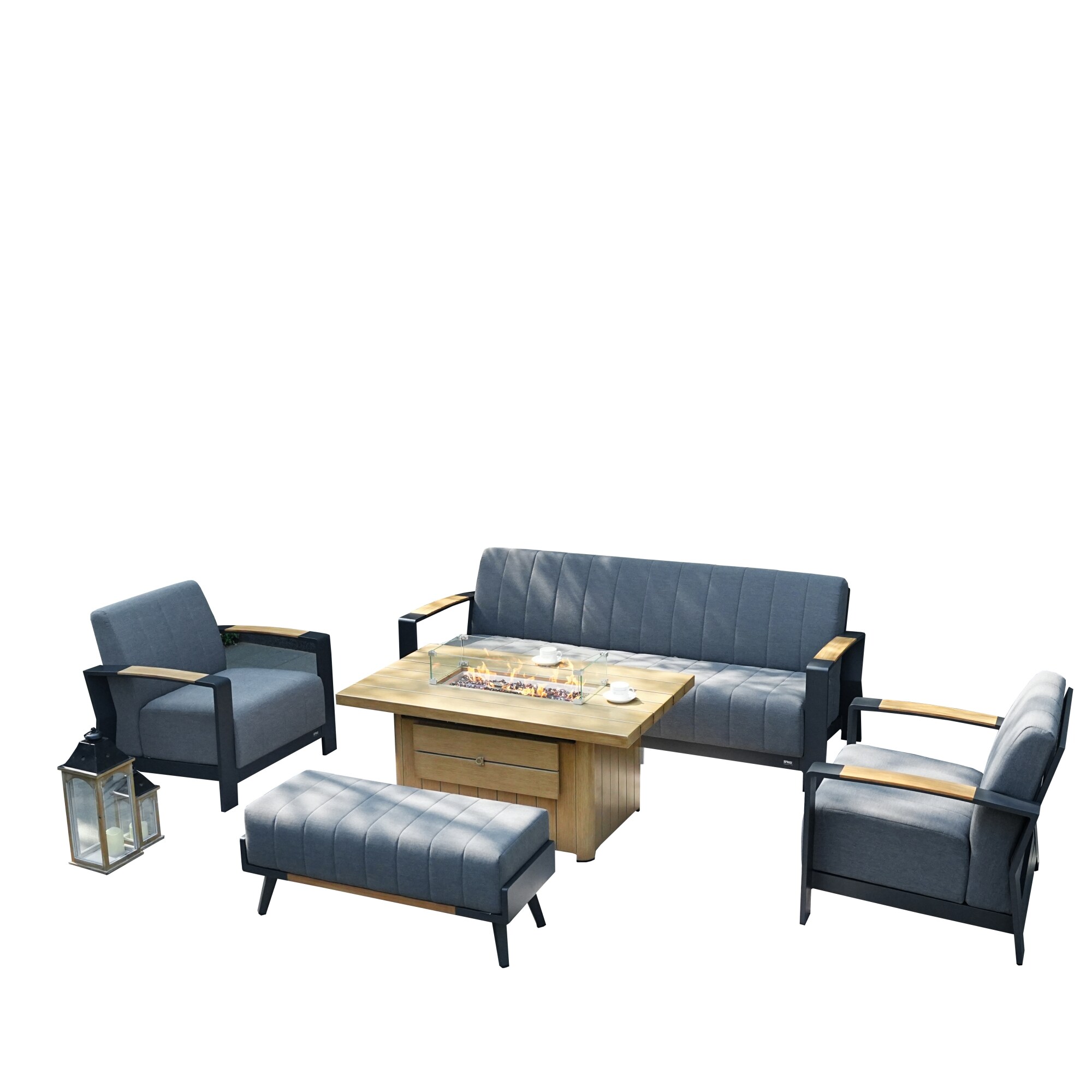 Direct Wicker DWG-2334&2335CSB-BR Patio-Conversation-Sets - View #2