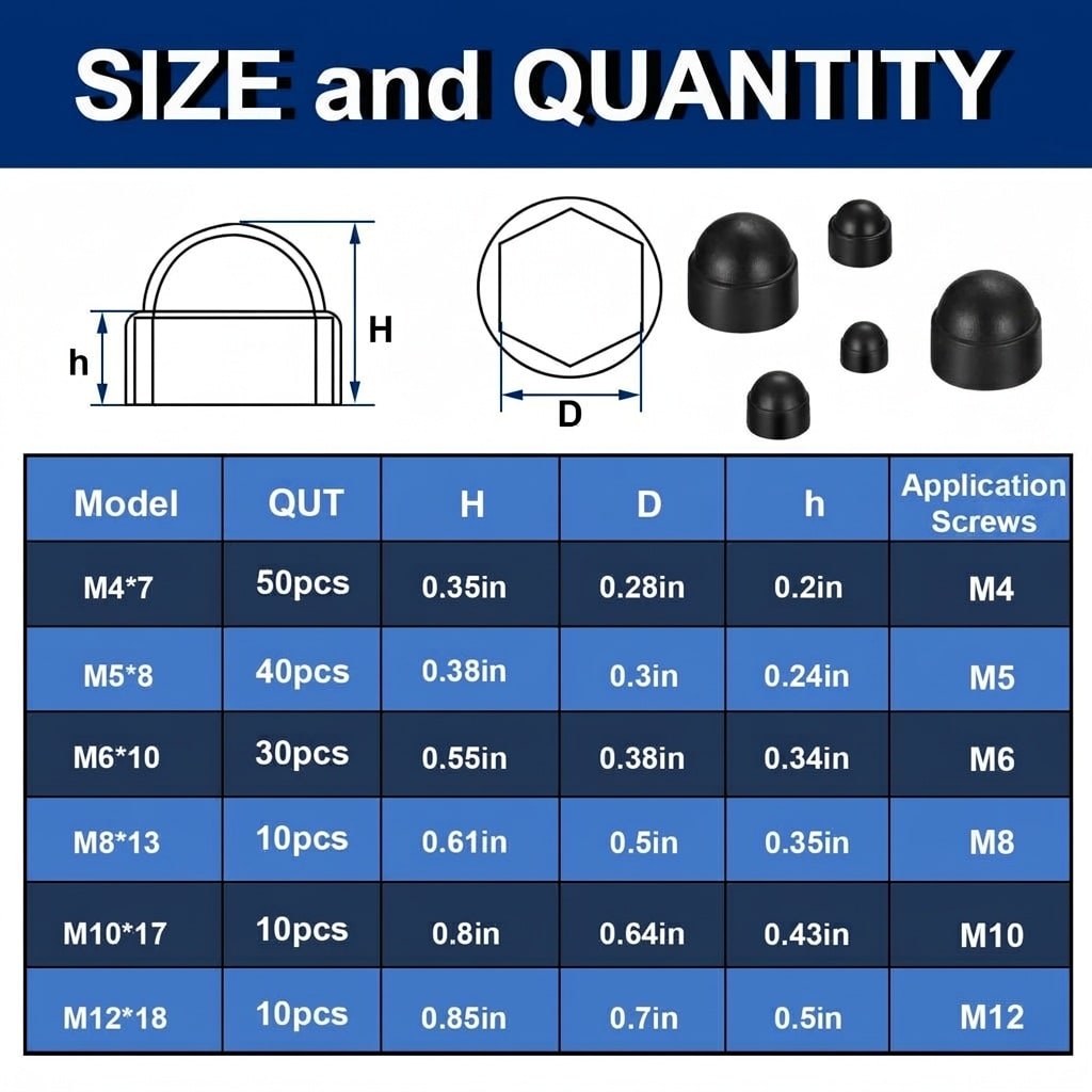 Etokfoks LET2CTQTB End-Caps-Screw-Protectors - View #2