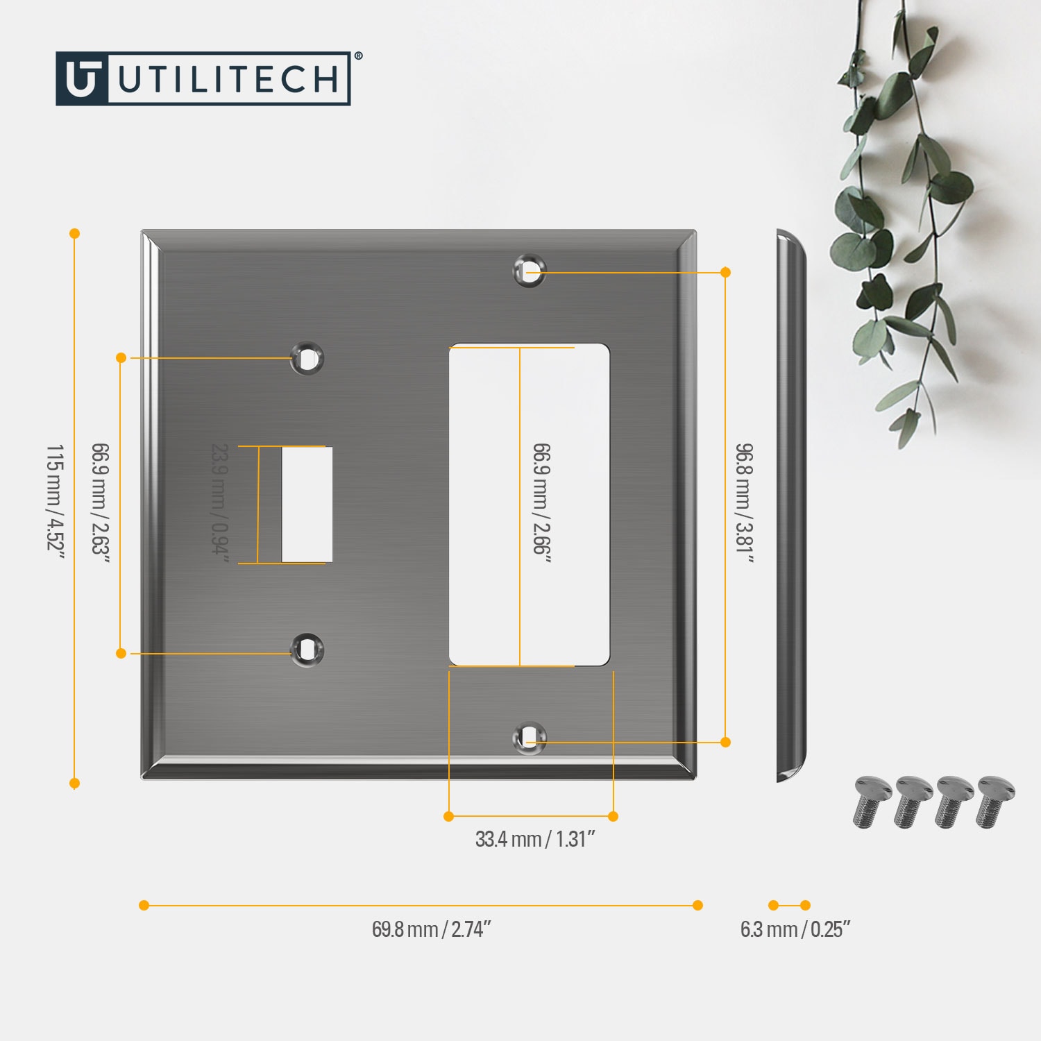 Utilitech 51SBS Electrical-Wall-Plates - View #3