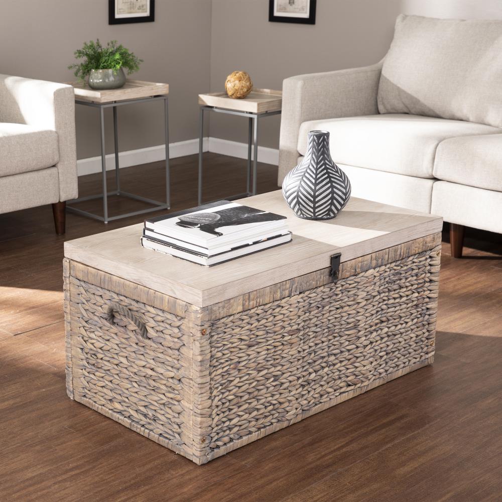 Boston Loft Furnishings Invil Coastal Gray-washed Brown Accent Table ...