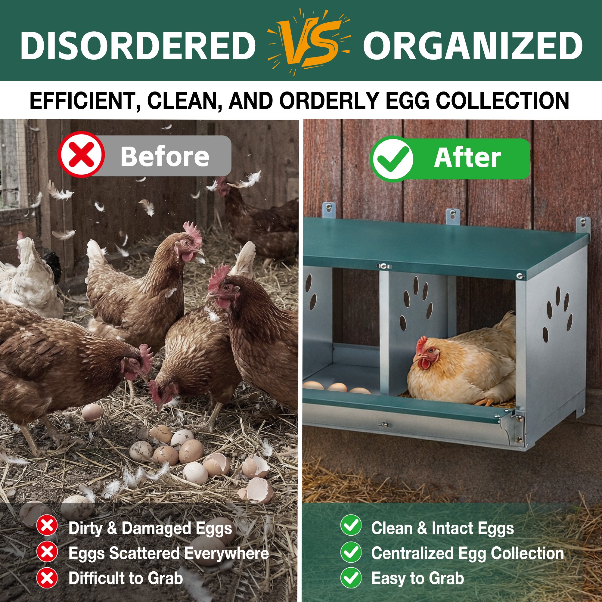 Kahomvis PET1-QPCX-15 Chicken-Coops-Rabbit-Hutches - View #7
