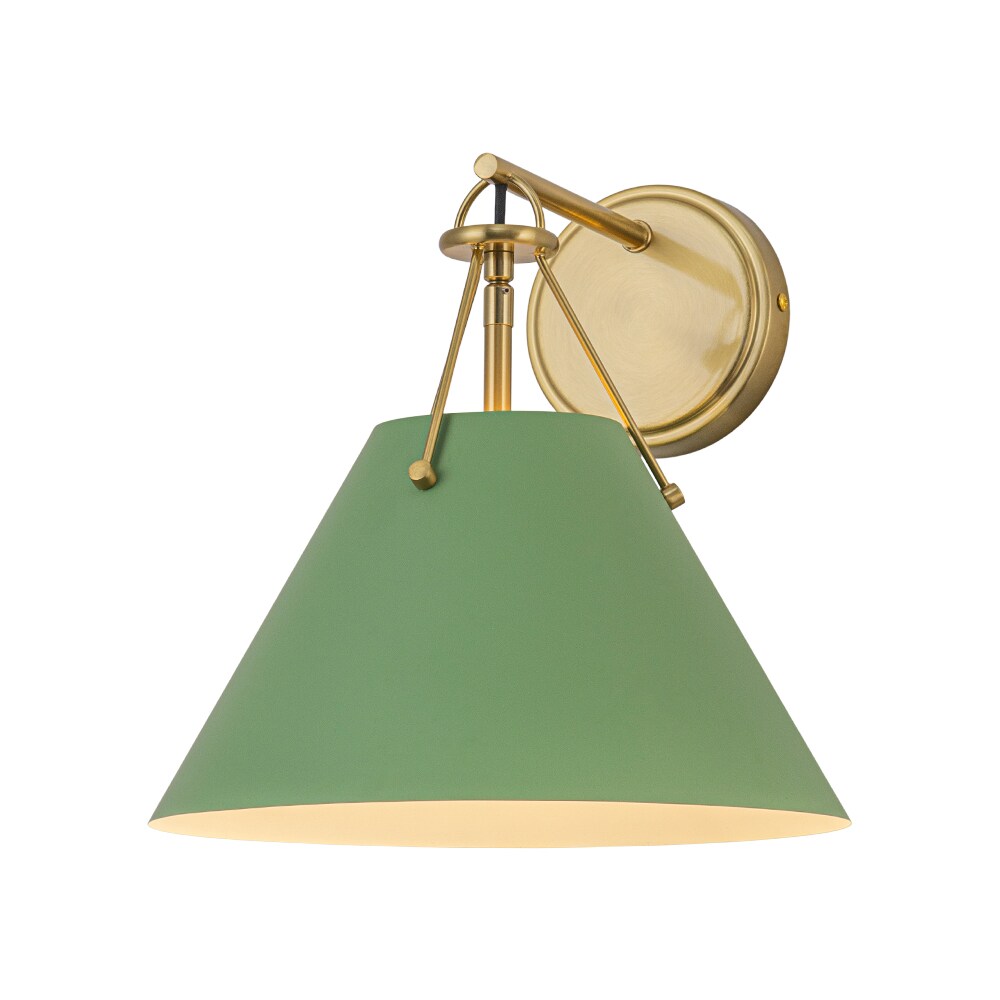 Zicbol 11.02-in W 1 -Light Green Wall Sconce