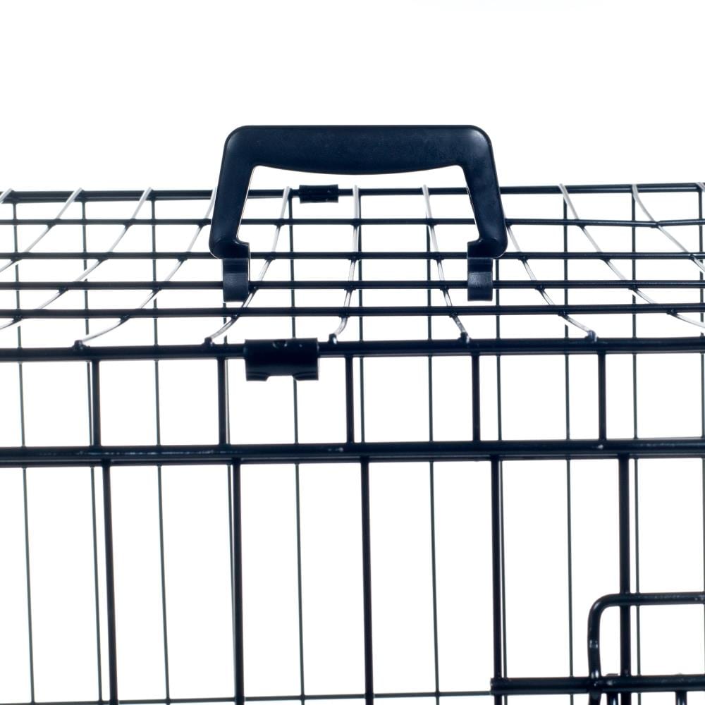 Pet Essentials Wire Dog Crate Large 3.5-ft L x 3.36-ft W x 2.5-ft H in the  Crates & Kennels department at