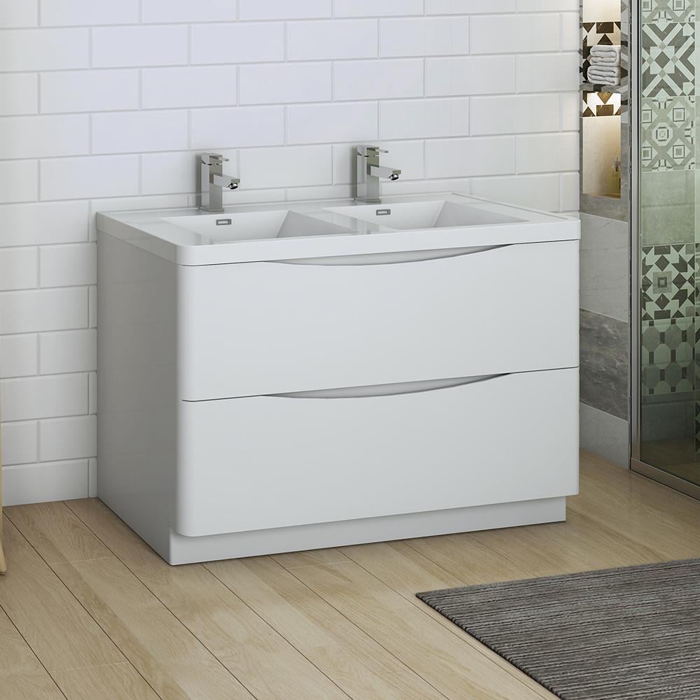 Fresca FCB9148WH-D-I Bath-Vanity-Combo - View #3