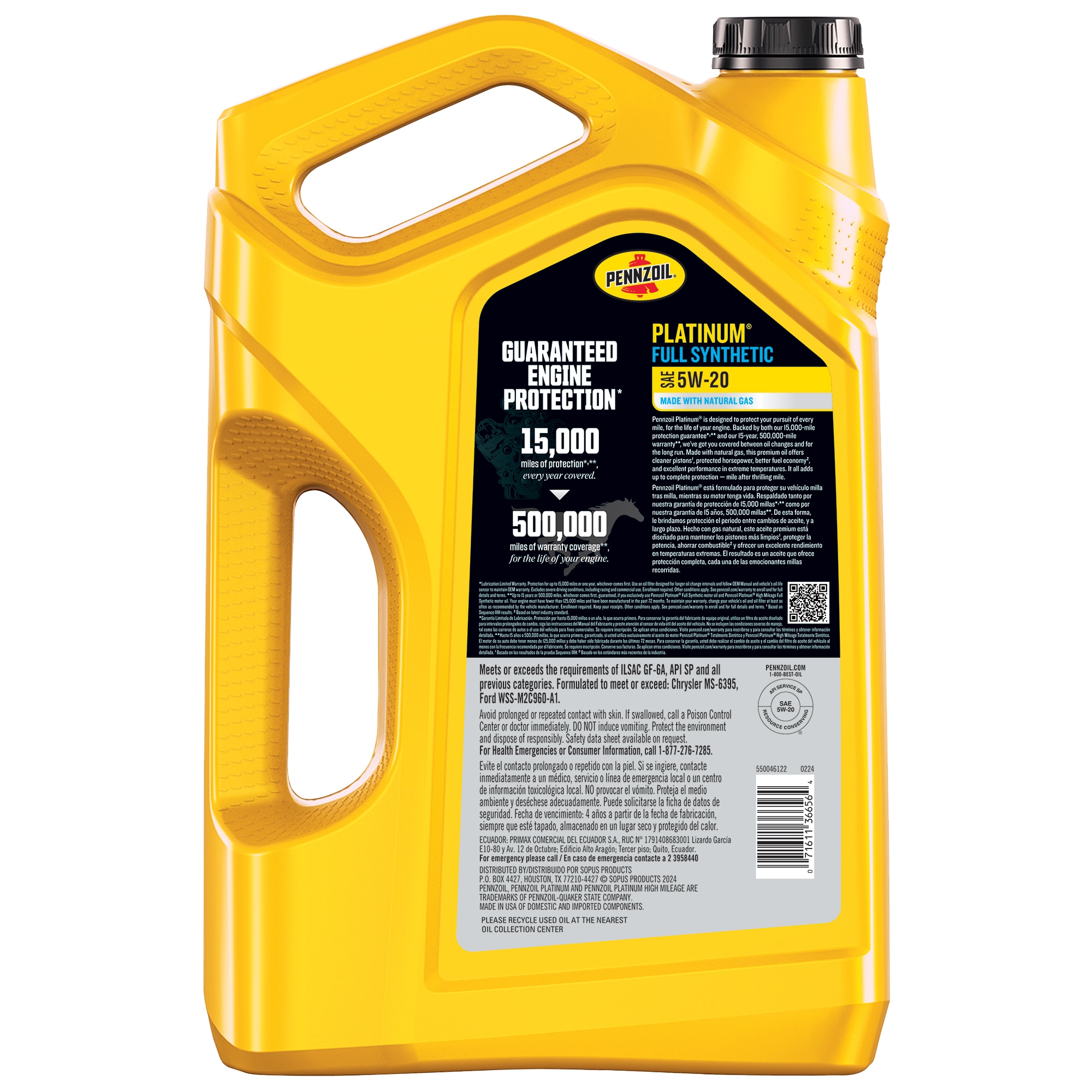 Pennzoil 550046122 Motor-Oil - View #2