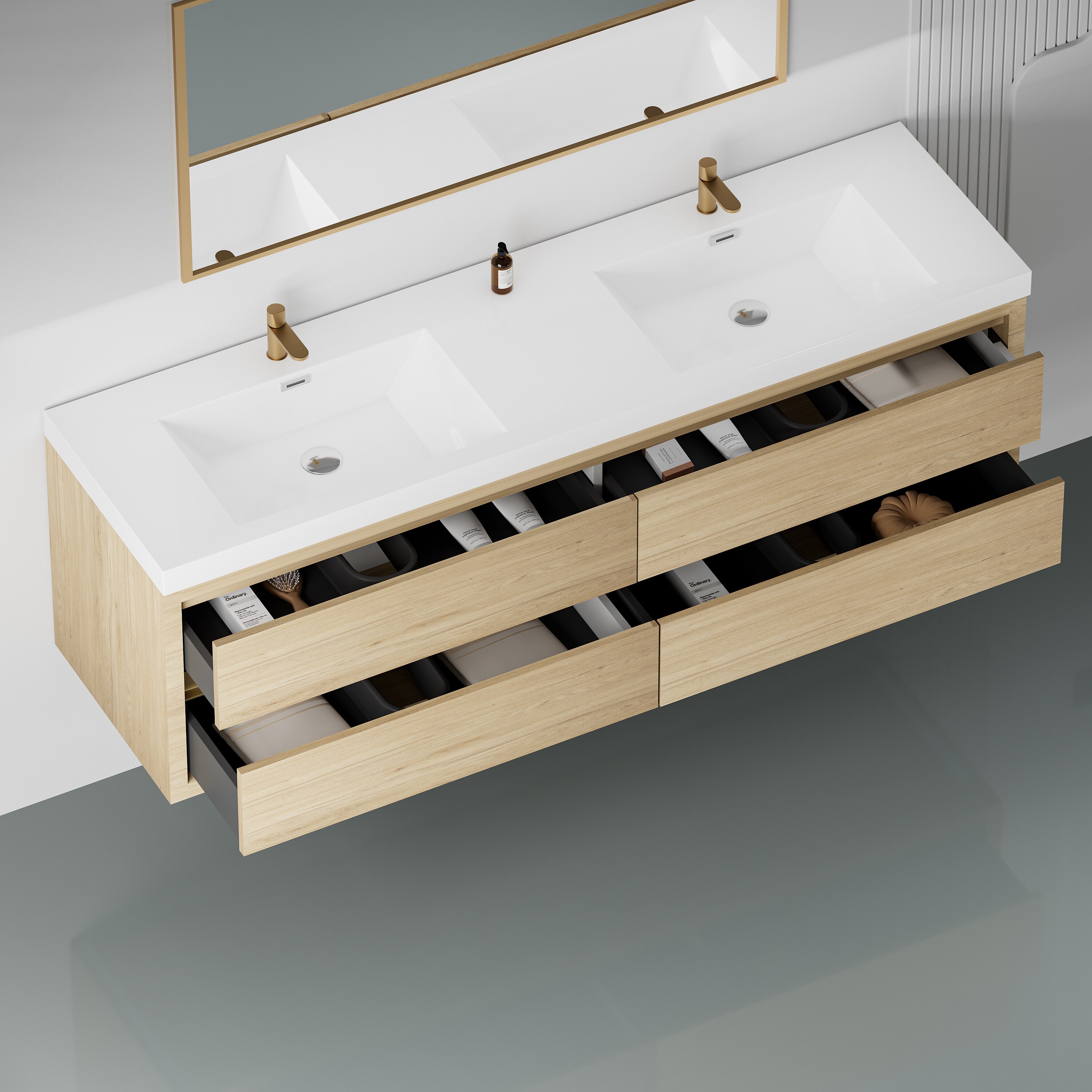 CASAINC MS-30048-CAB-GR-1 Bath-Vanity-Combo - View #4