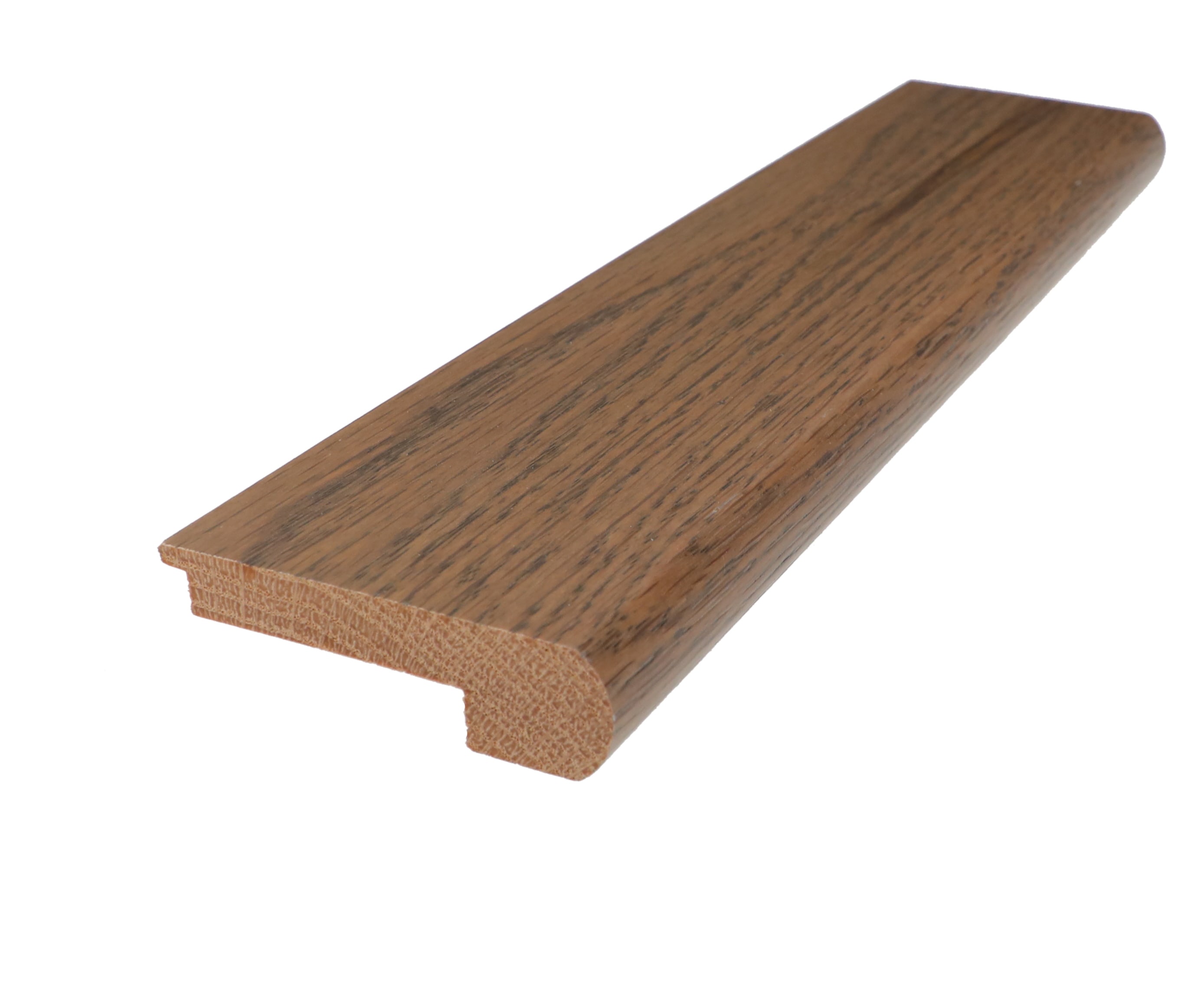 Flexco LSN0001 2.75-Inches x 78-Inches x 0.38-Inches Brown Finished Wood Oak Flush Stair Nosing