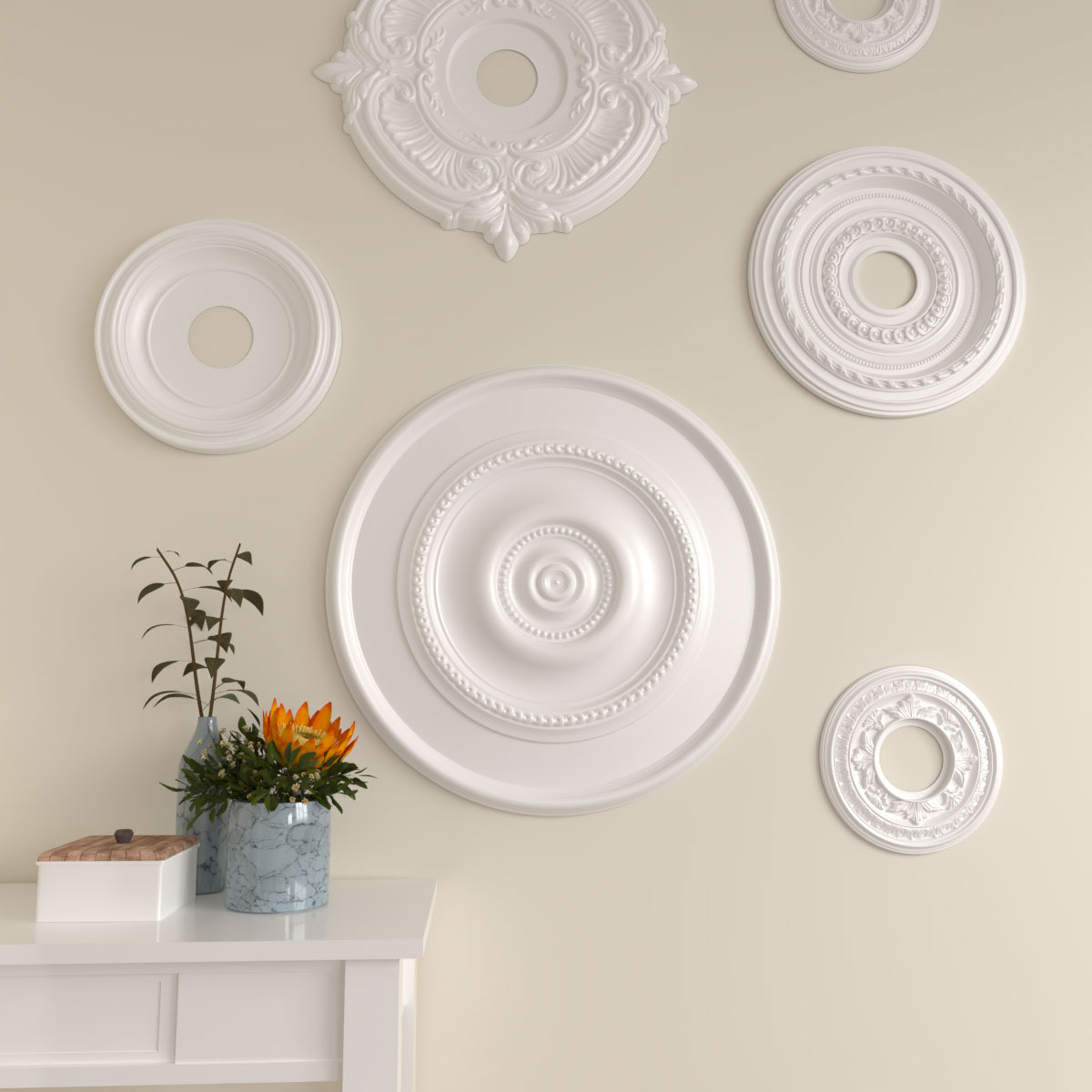 Ekena Millwork CM24RE Ceiling-Medallions - View #7