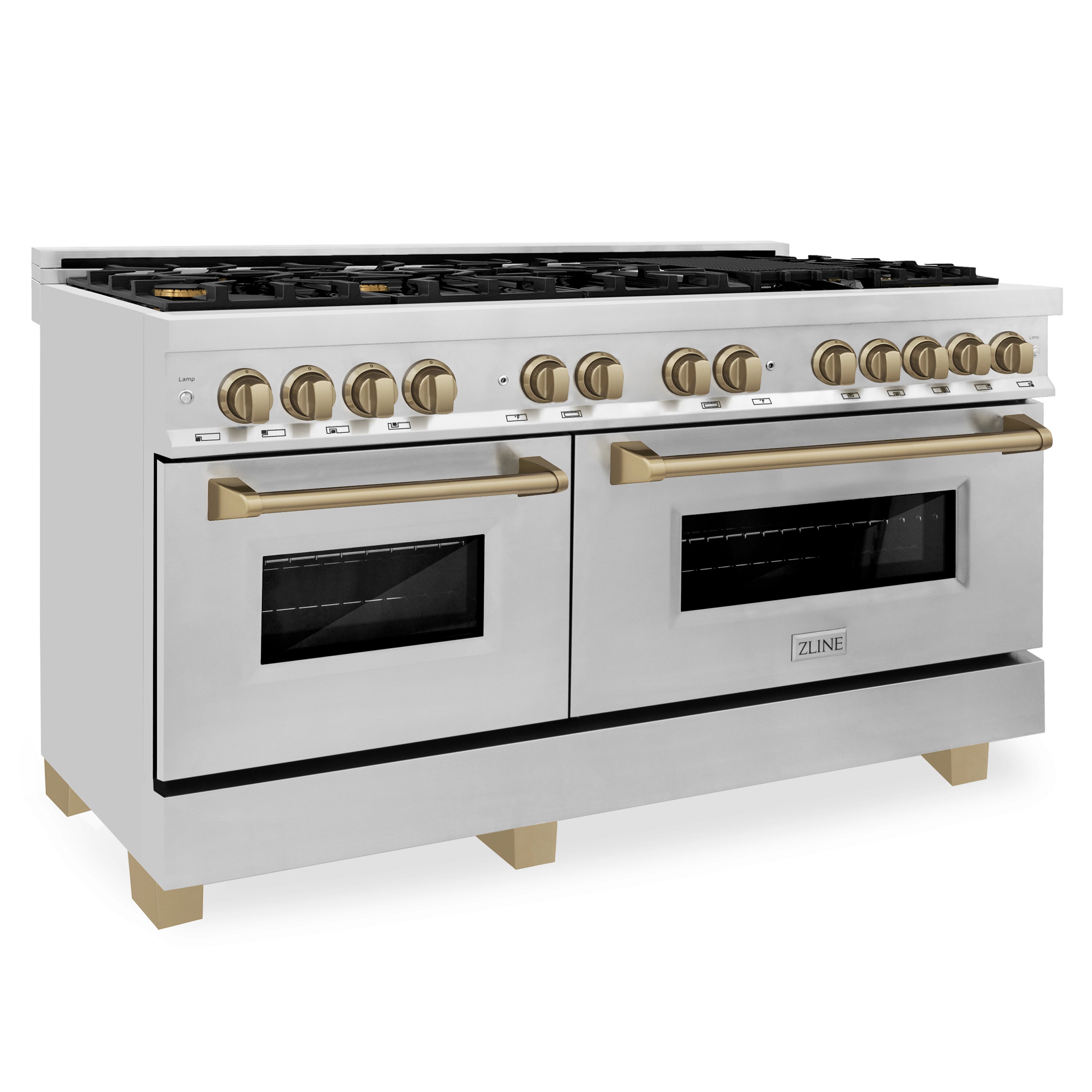 ZLINE KITCHEN & BATH RAZ-60-CB Double-Dual-Fuel-Ranges - View #6