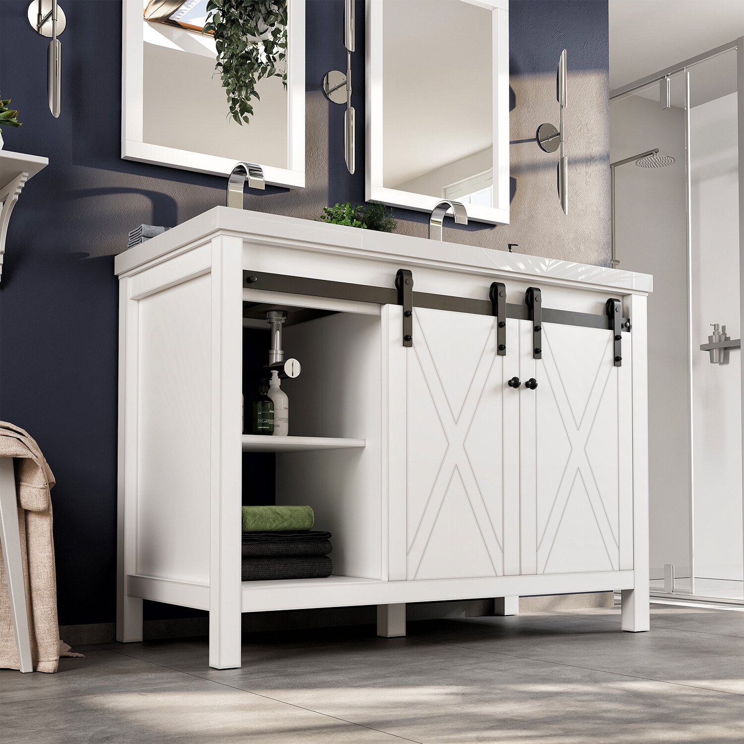 Eviva EVVN529-48WHW-DS Bath-Vanity-Combo - View #5
