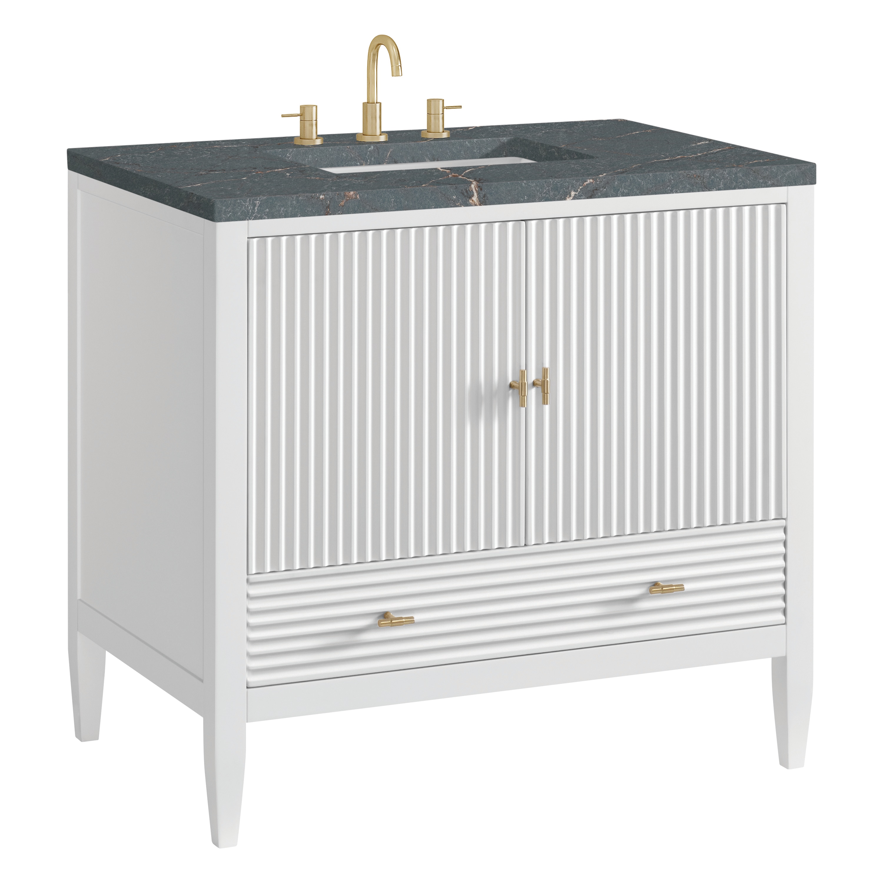 James Martin Vanities 485-V36-BW-3PBL Bath-Vanity-Combo - View #6
