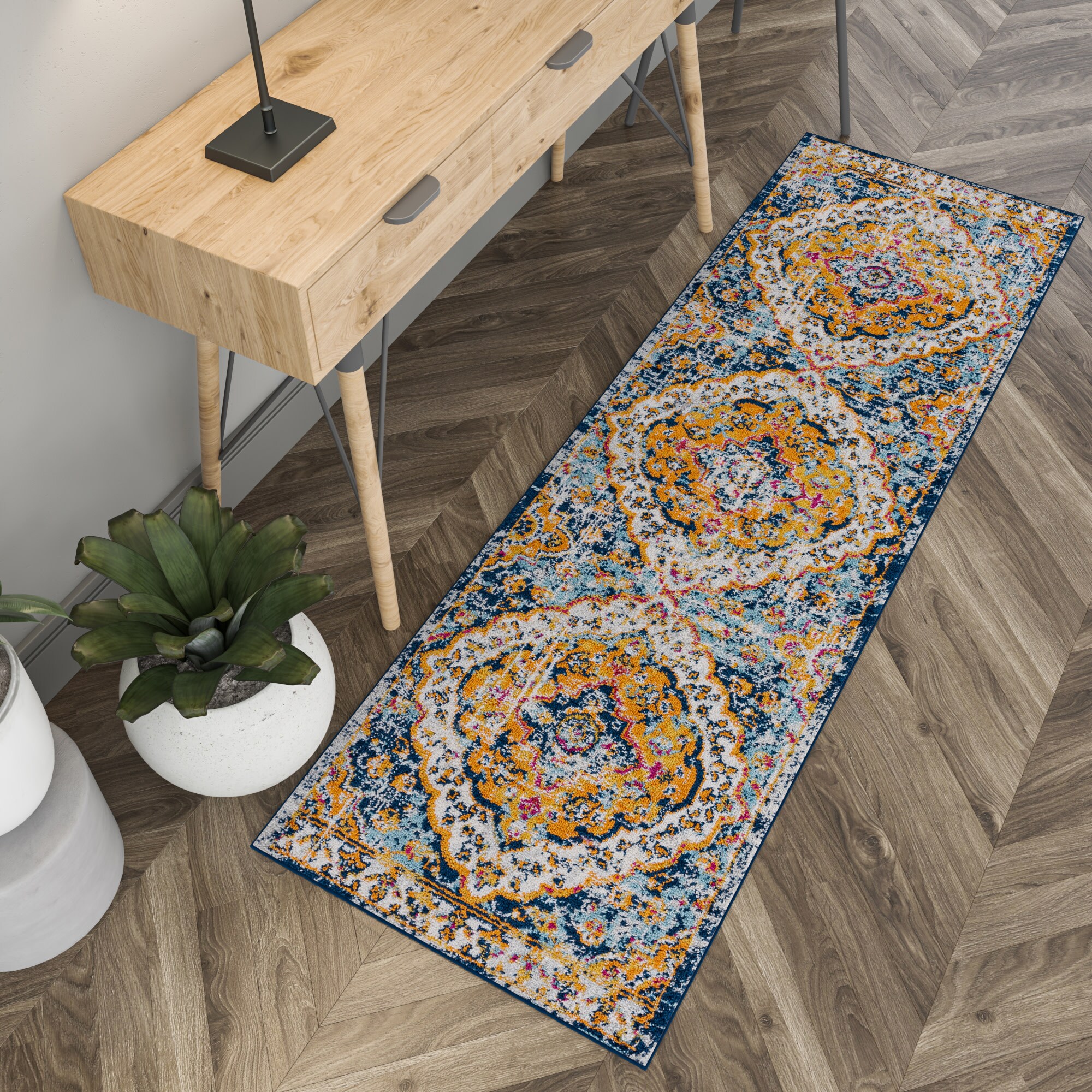Tayse DIA1304 2X8 rugs - View #4