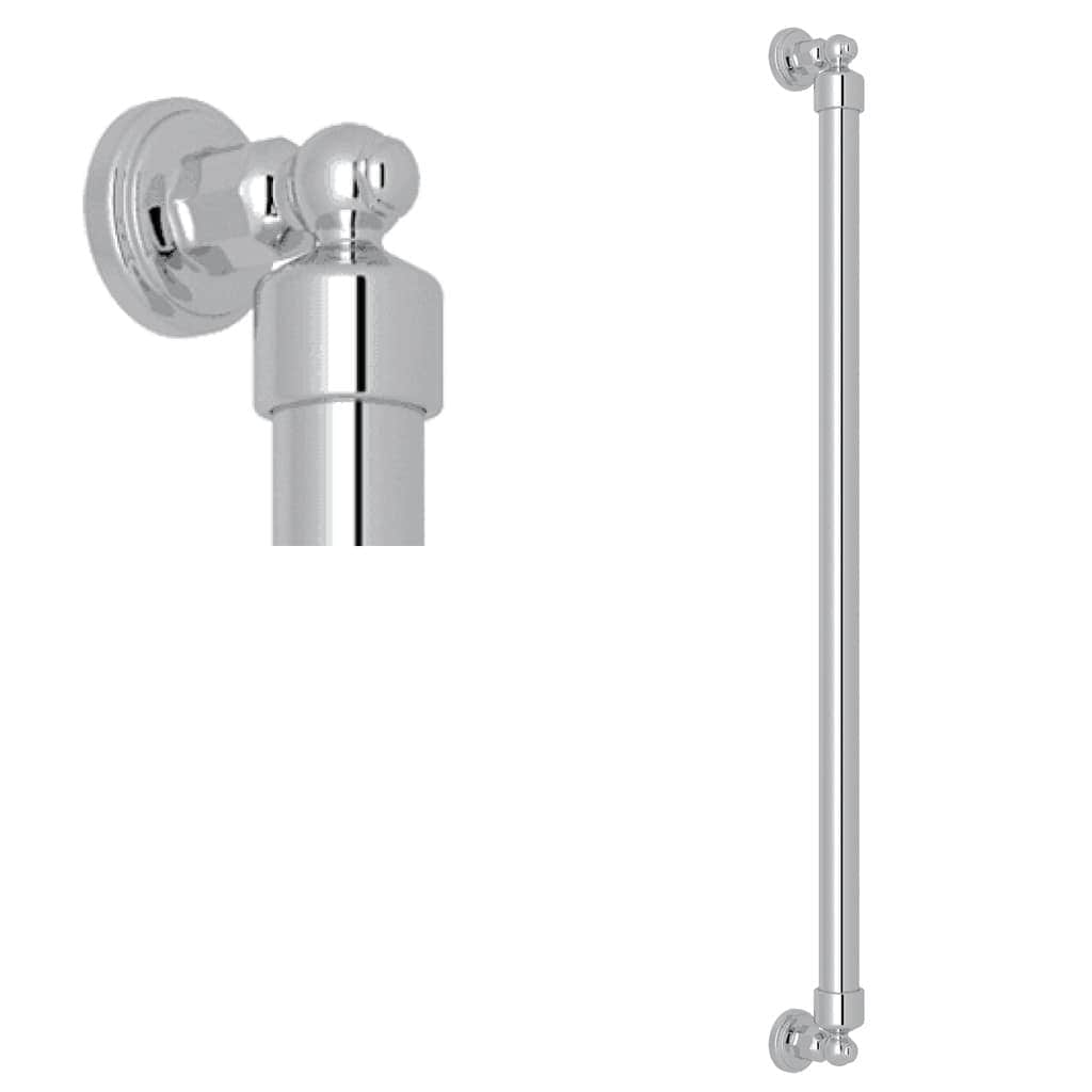 Rohl U.6911APC 27 3/4-inch Decorative Grab Bar - Polished Chrome