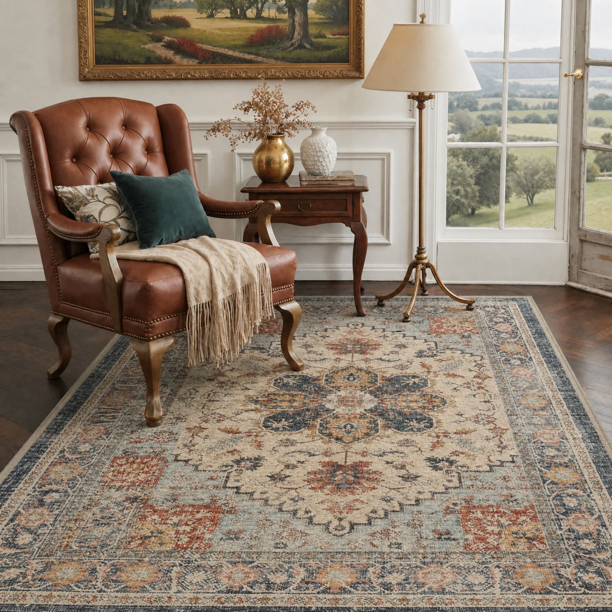 BAVNI ARP2121-BLUEOR-10X14 rugs - View #3