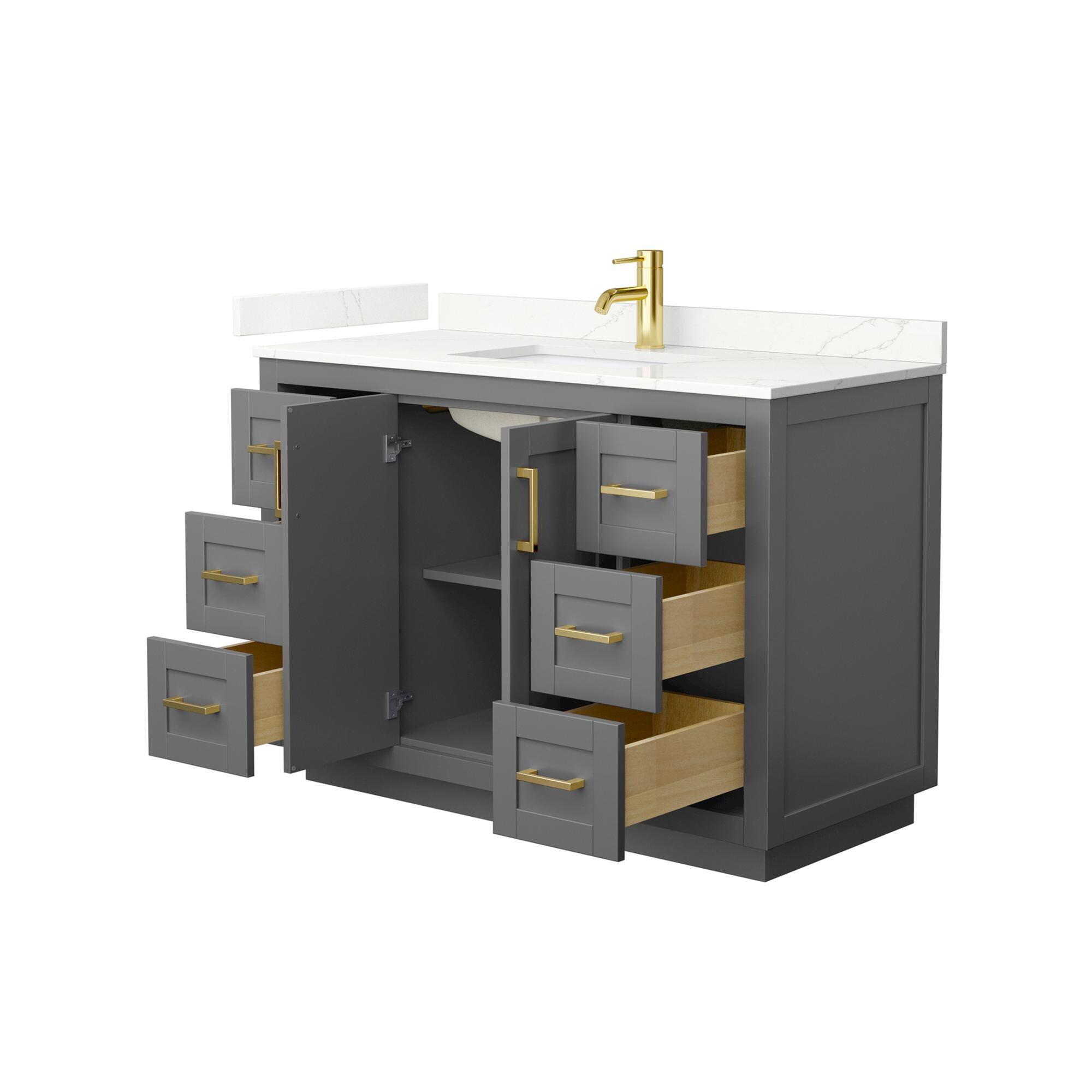 Wyndham Collection WCF292948SGGGTUNSMXX Bath-Vanity-Combo - View #3