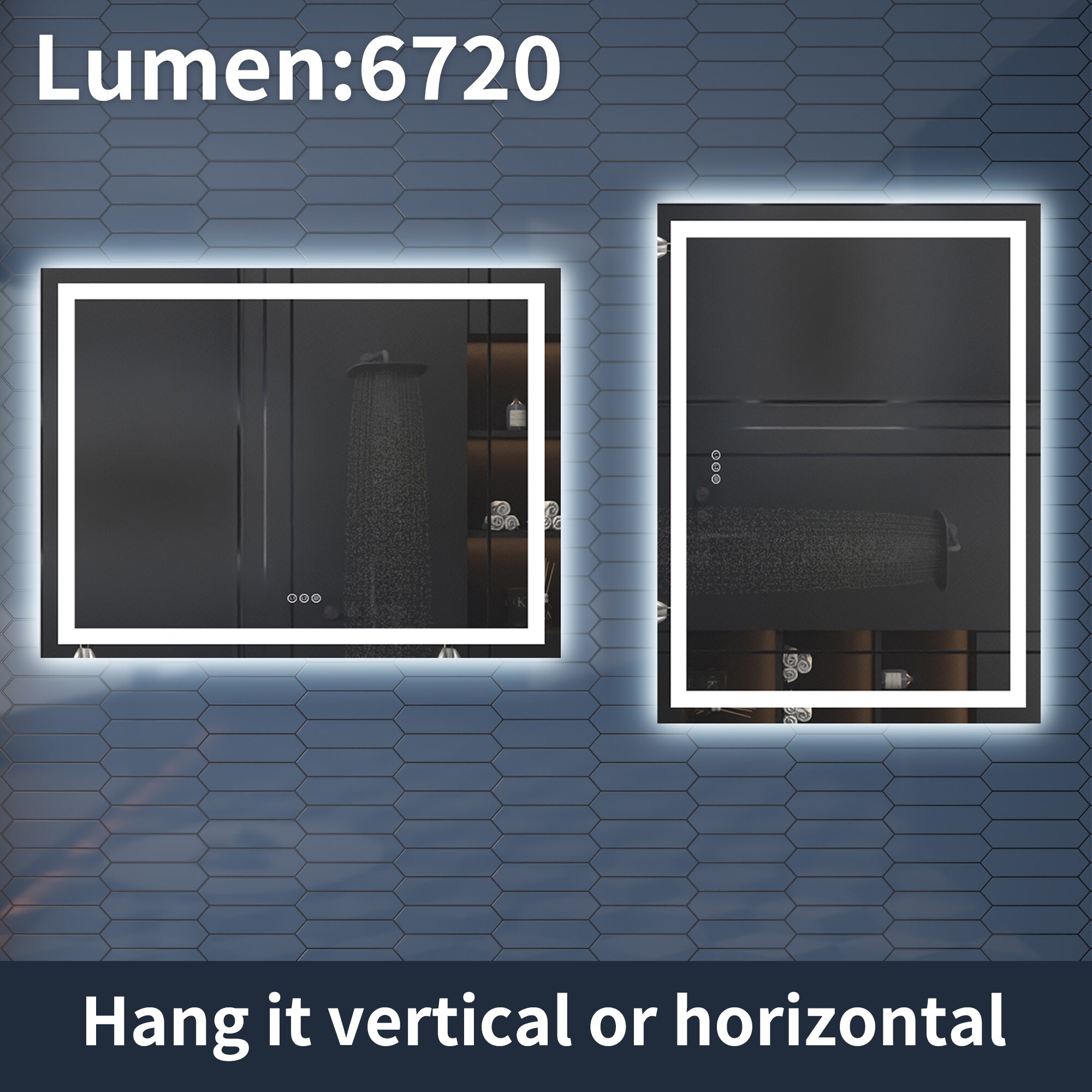 ES-DIY DLBM4832V16FBX Framed-Bath-Mirrors - View #9