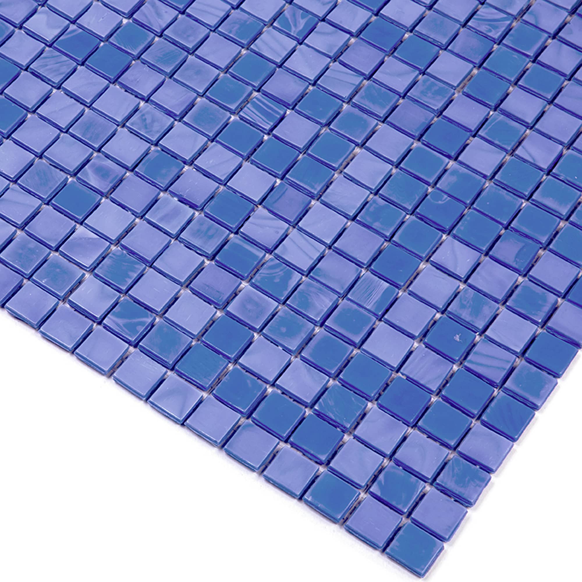 Apollo Tile Skosh Neon Blue 11-1/2-in x 11-1/2-in Glossy Glass Uniform Squares Floor and Wall Tile (18.69-sq. ft/ Carton)