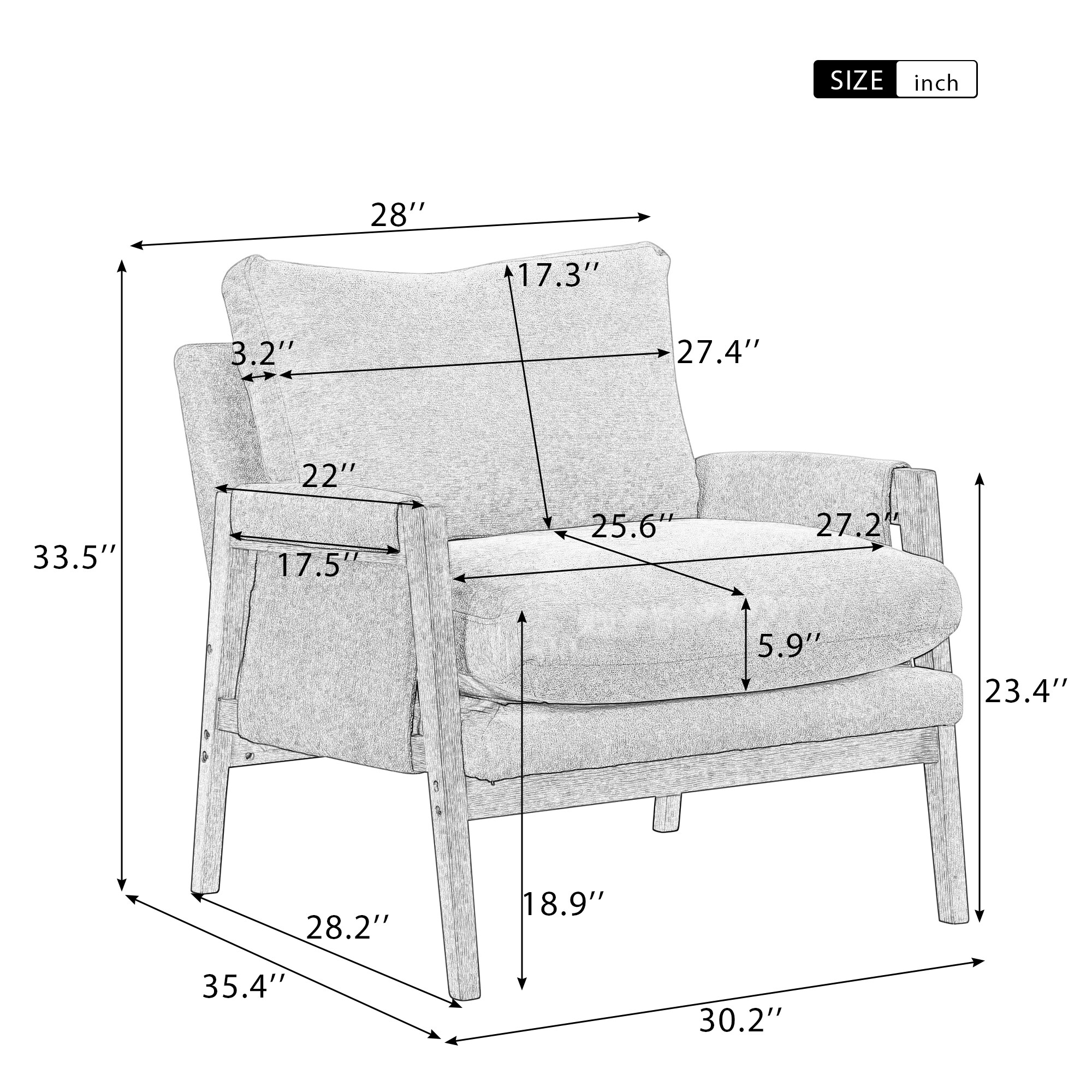 Roundhill Furniture AC302YL chairs - View #8